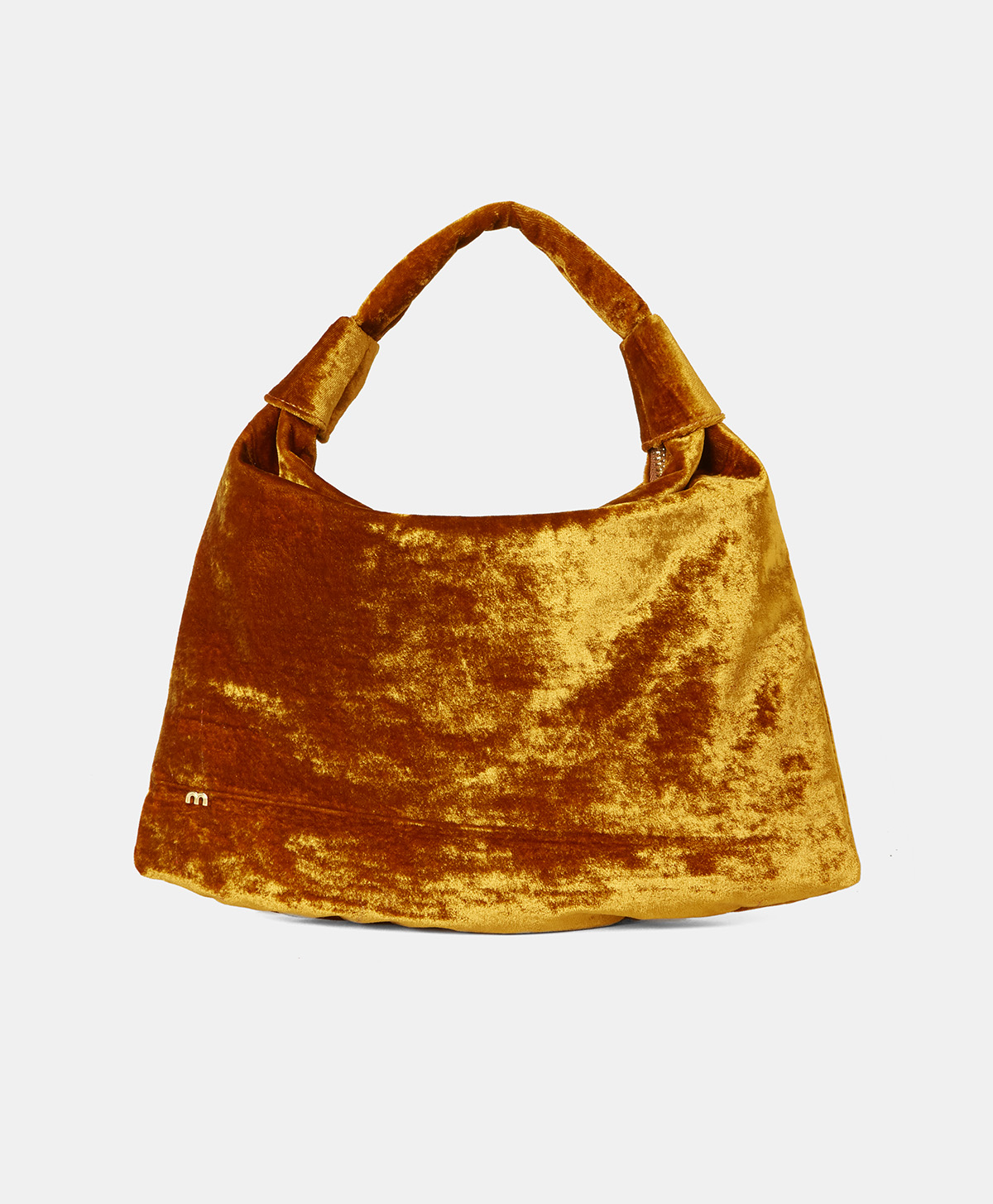 FRANCOIS BAG IN VELVET - MUSTARD - Shoes and accessories - Momonì