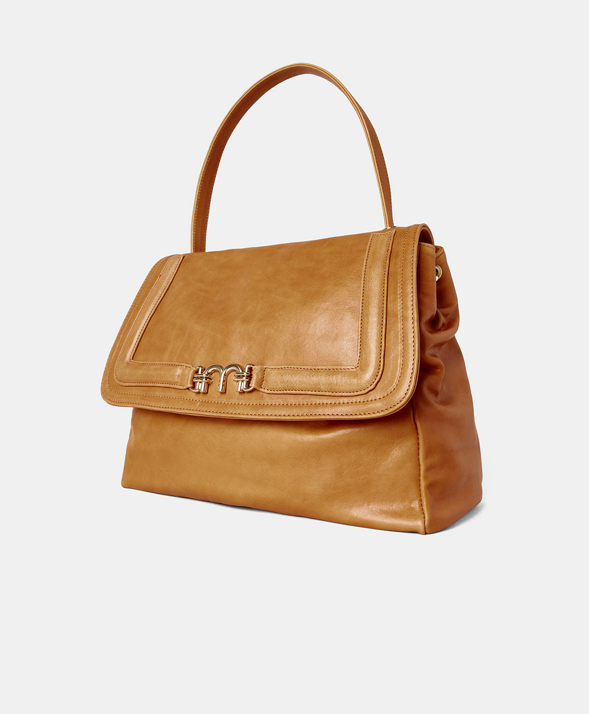 SAC FLORE EN CUIR - MIEL - Shoes and accessories - Momonì