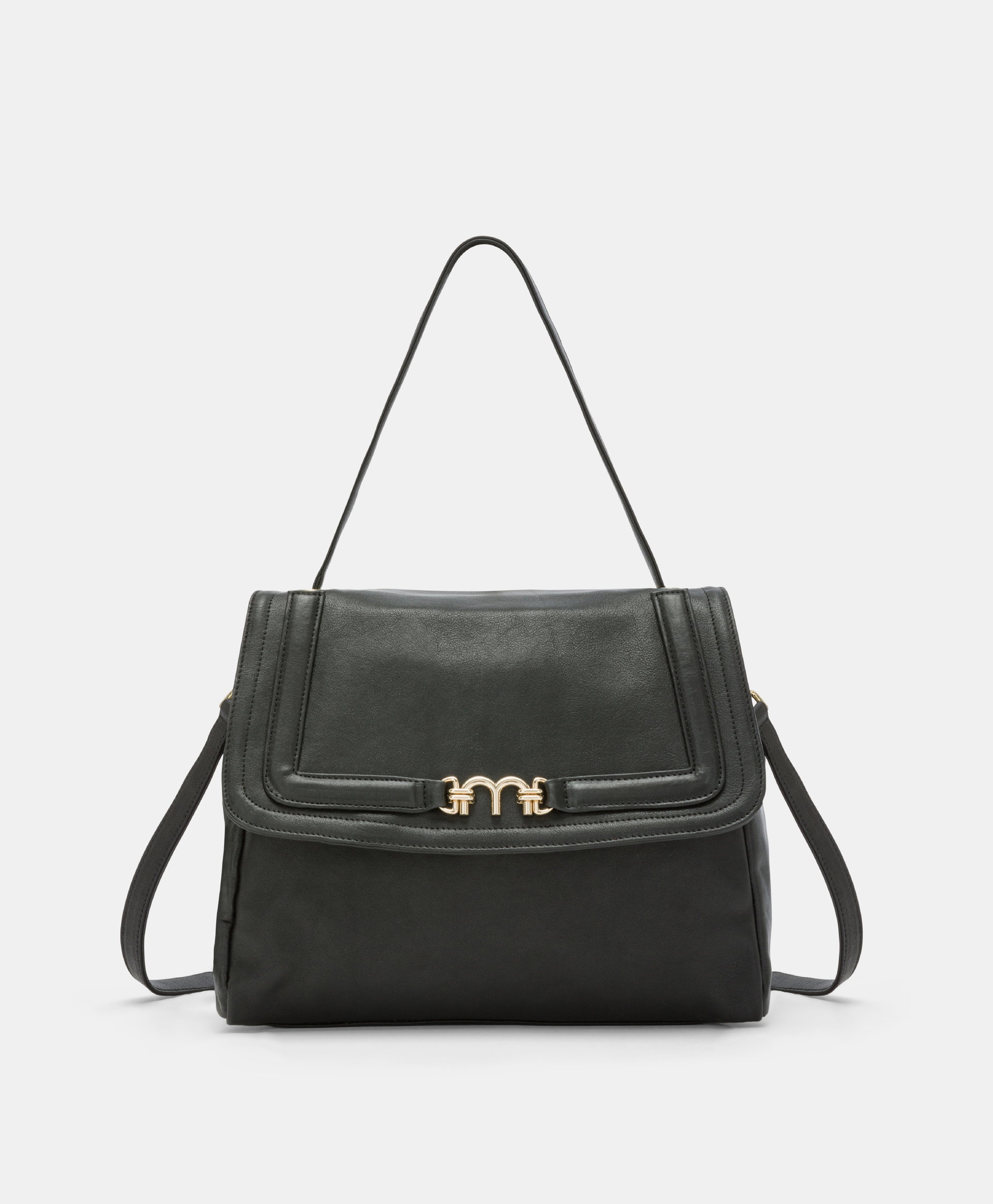 FLORE BAG IN LEATHER - BLACK - Shoes and accessories - Momonì