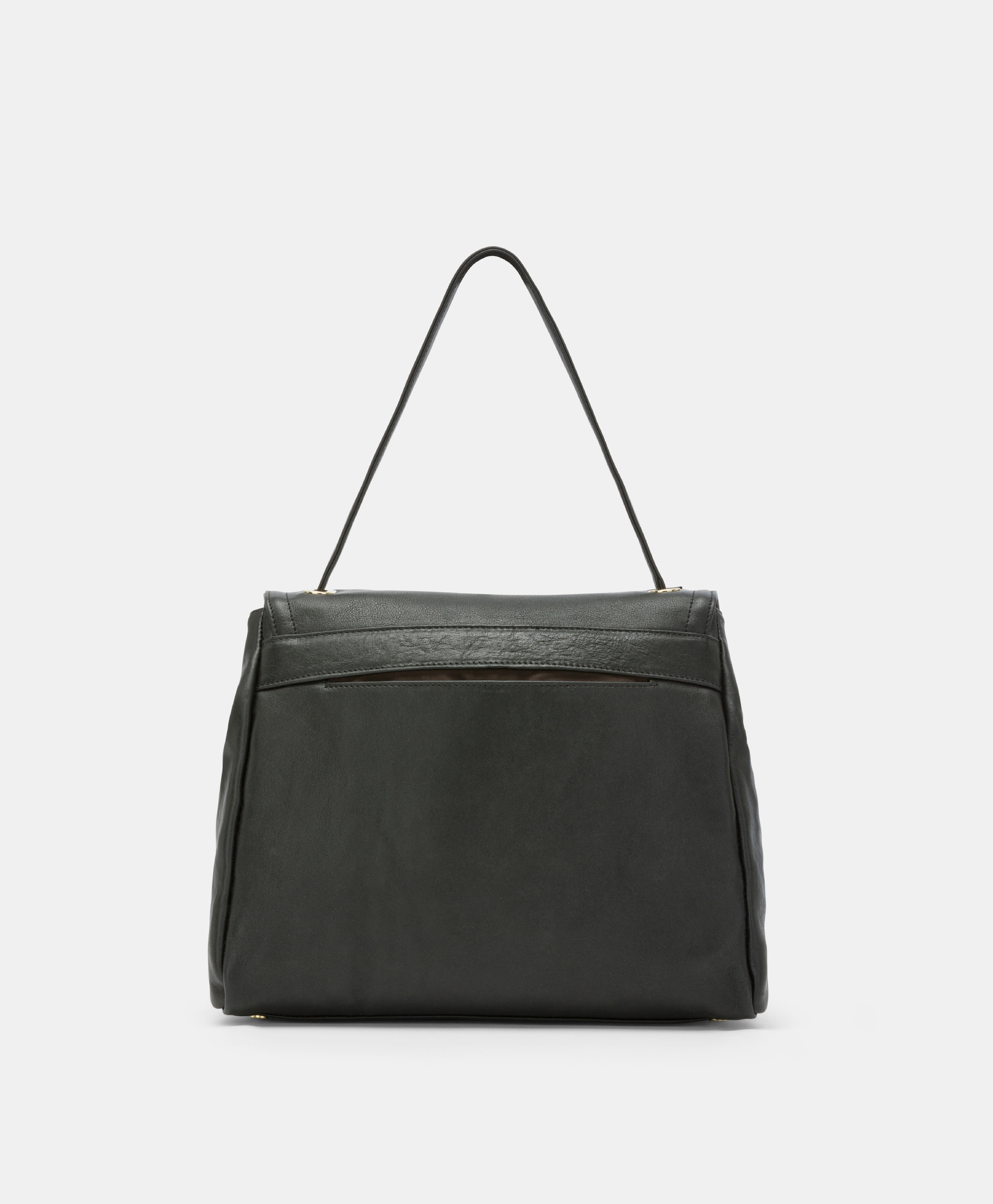 FLORE BAG IN LEATHER - BLACK - Momonì