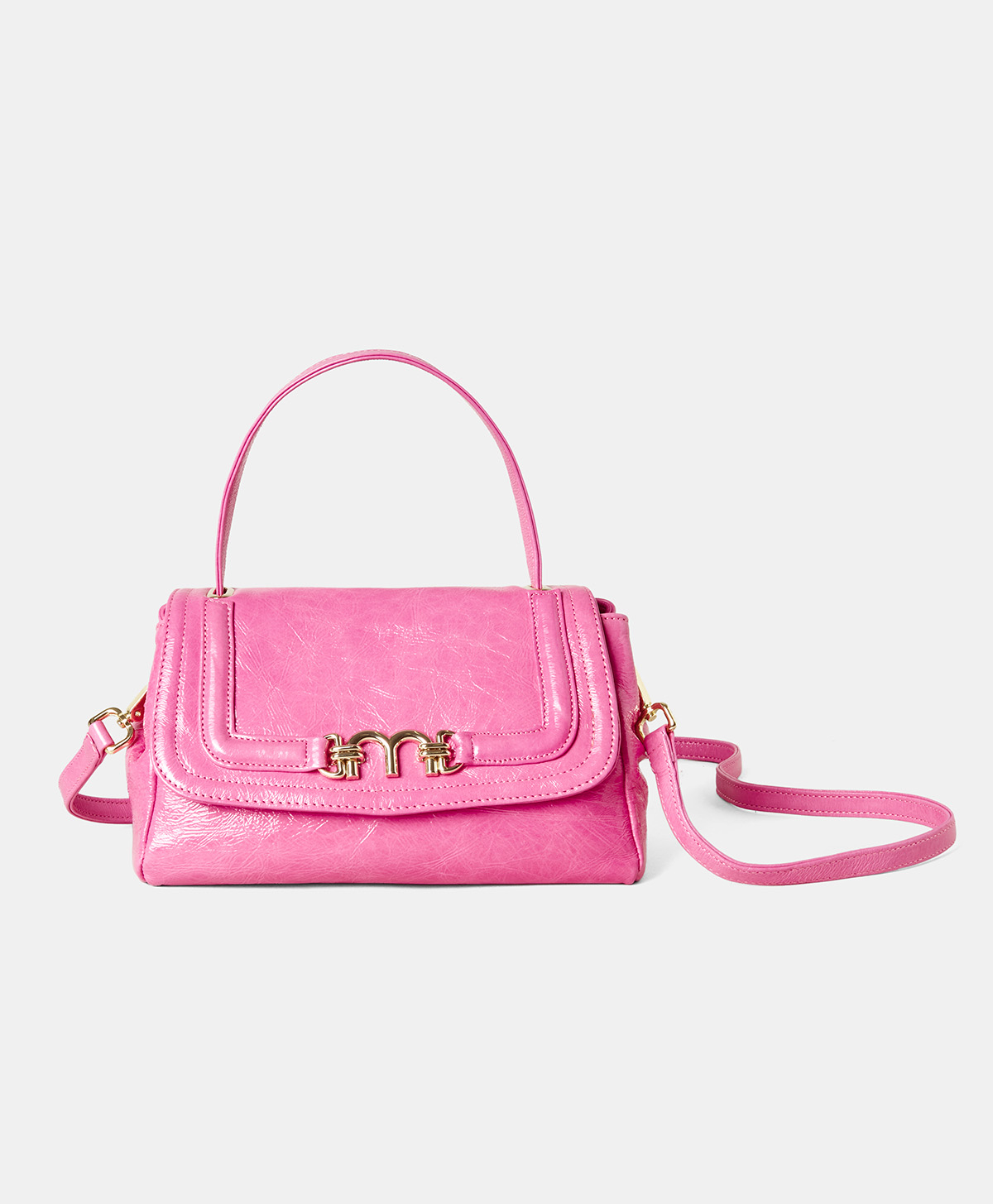 PETIT FLORE BAG IN NAPLAK LEATHER - FUCHSIA - Shoes and accessories - Momonì