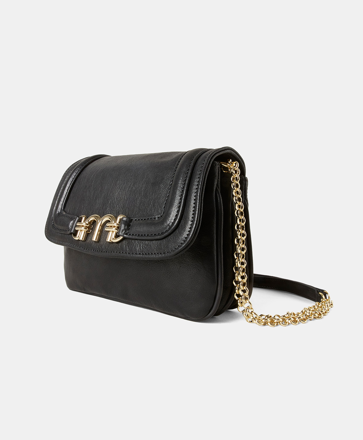 BORSA MIMI FLORE IN PELLE - NERO - Shoes and accessories - Momonì