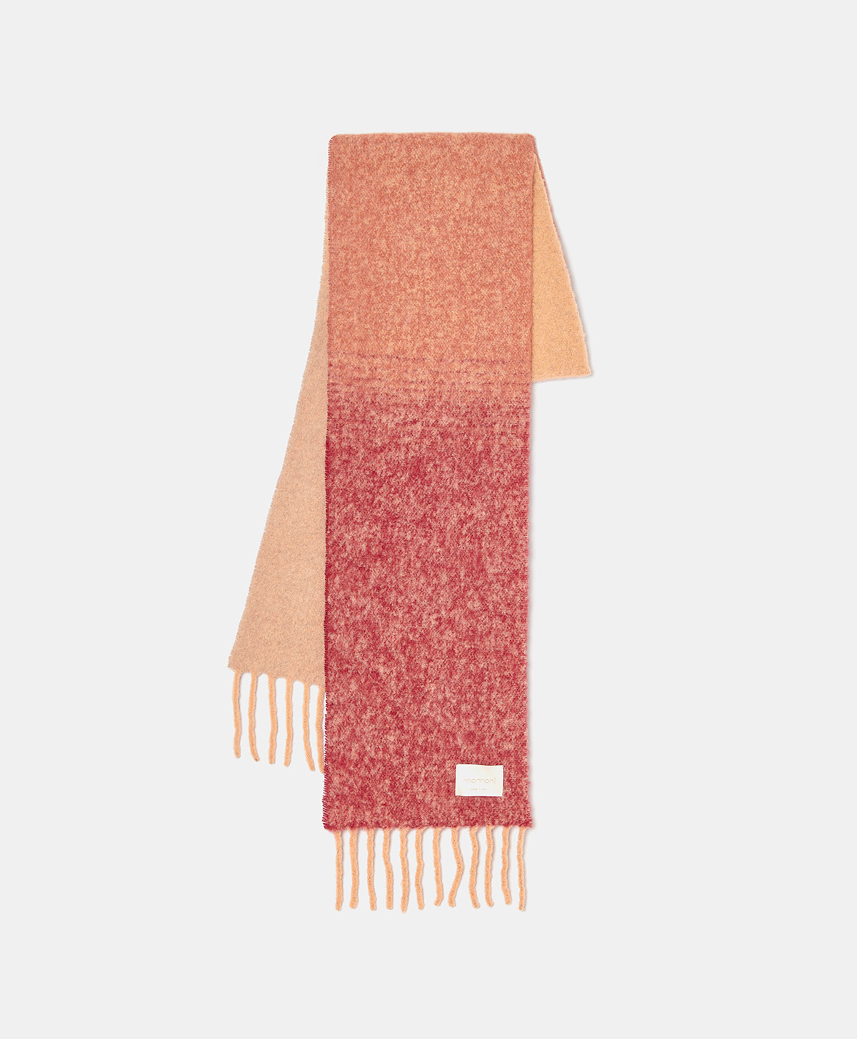 SCIARPA SALOMON IN ALPACA DEGRADE' - ROSA MULTICOLOR - Momonì