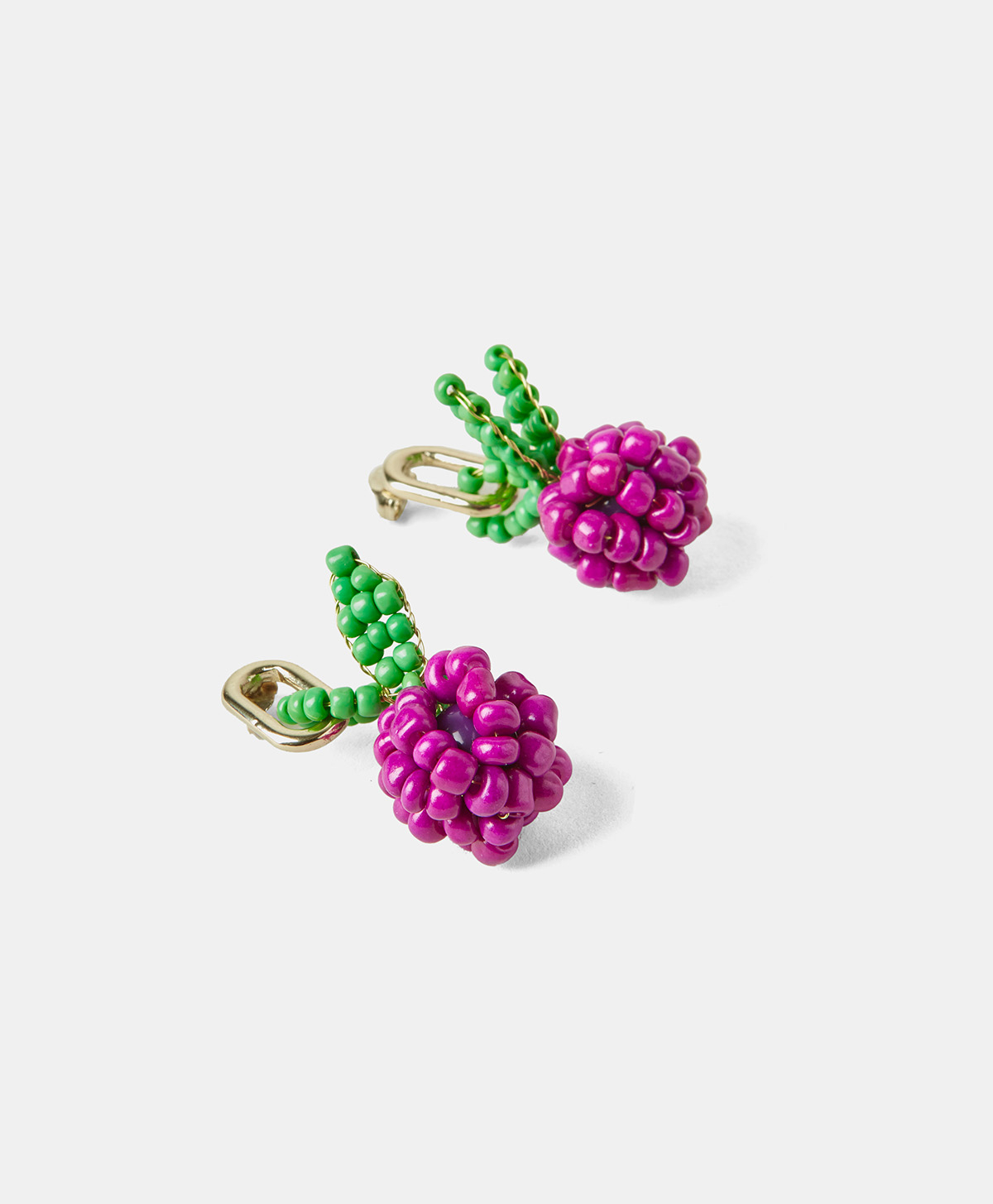 AYMON EARRINGS WITH HANDMADE ELEMENTS - MULTICOLOR - Momonì