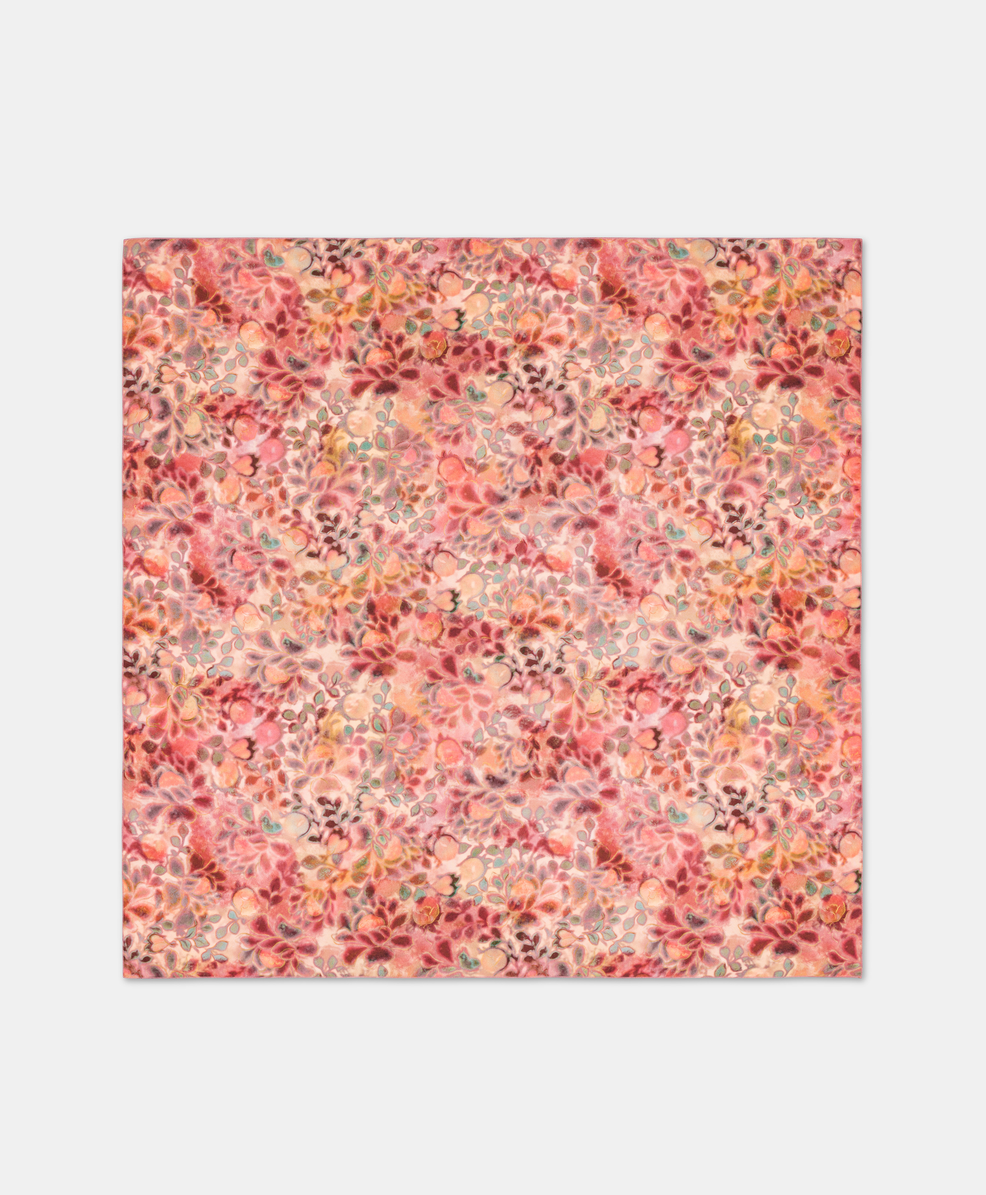BENOIT FOULARD IN PRINTED SILK TWILL - MULTICOLOR PINK - Shoes and accessories - Momonì