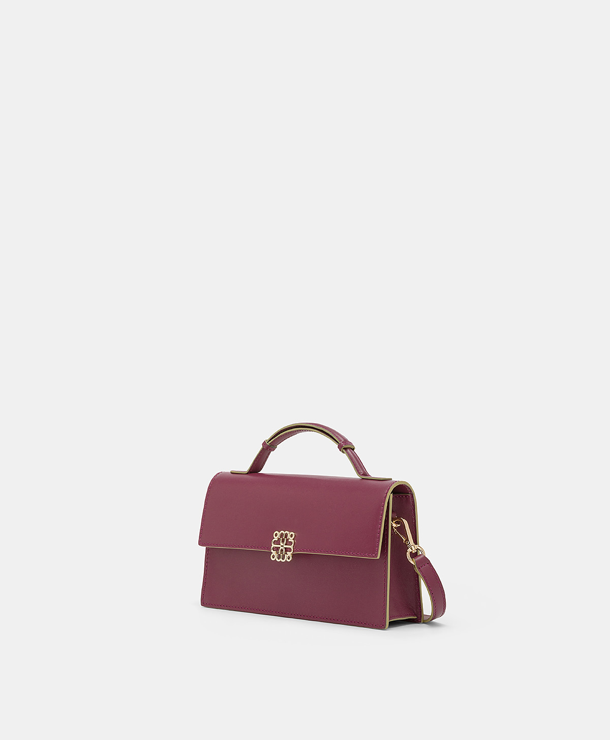 SOPHIE BAG IN NAPPA LEATHER - CYCLAMEN - Momonì
