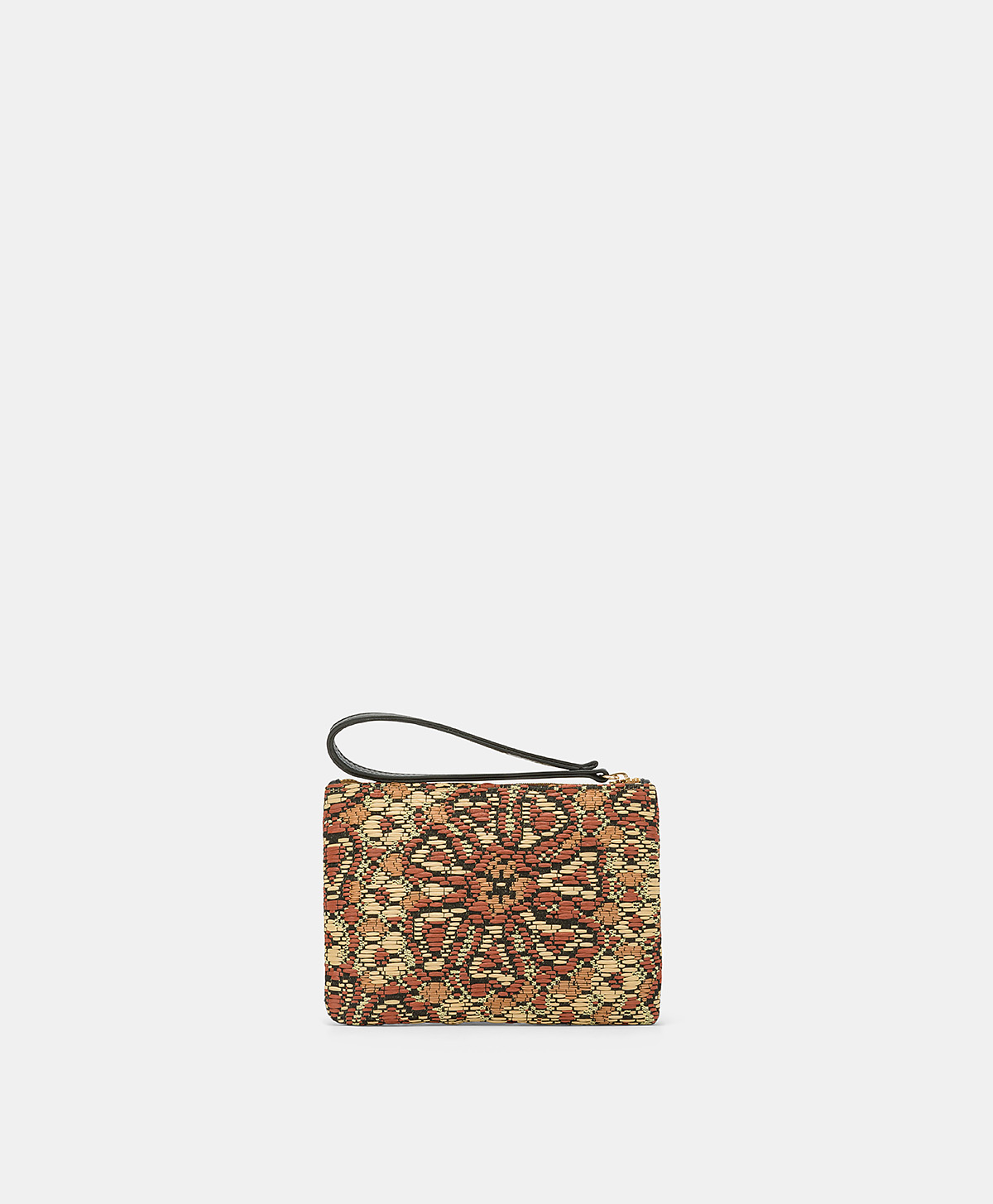 FRAGUA BAG WITH WOVEN - MULTICOLOR BLACK - Momonì