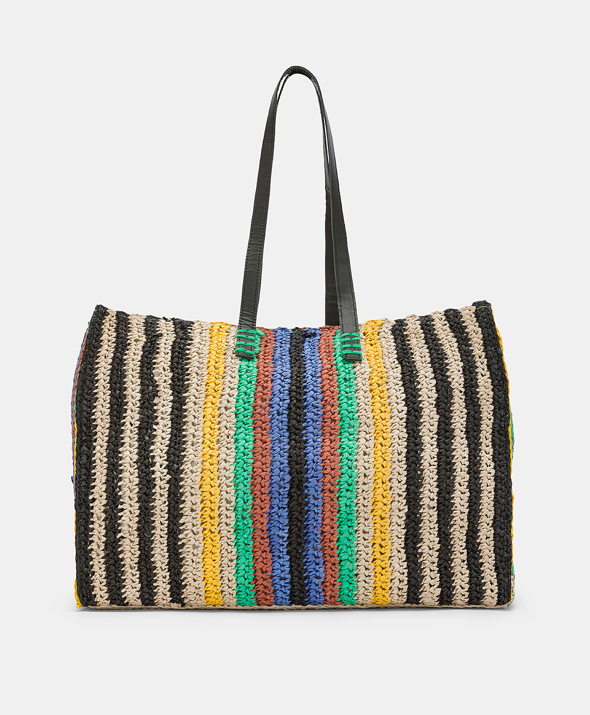 ELLIS BAG IN STRIPED RAFFIA - MULTICOLOR - Shoes and accessories - Momonì