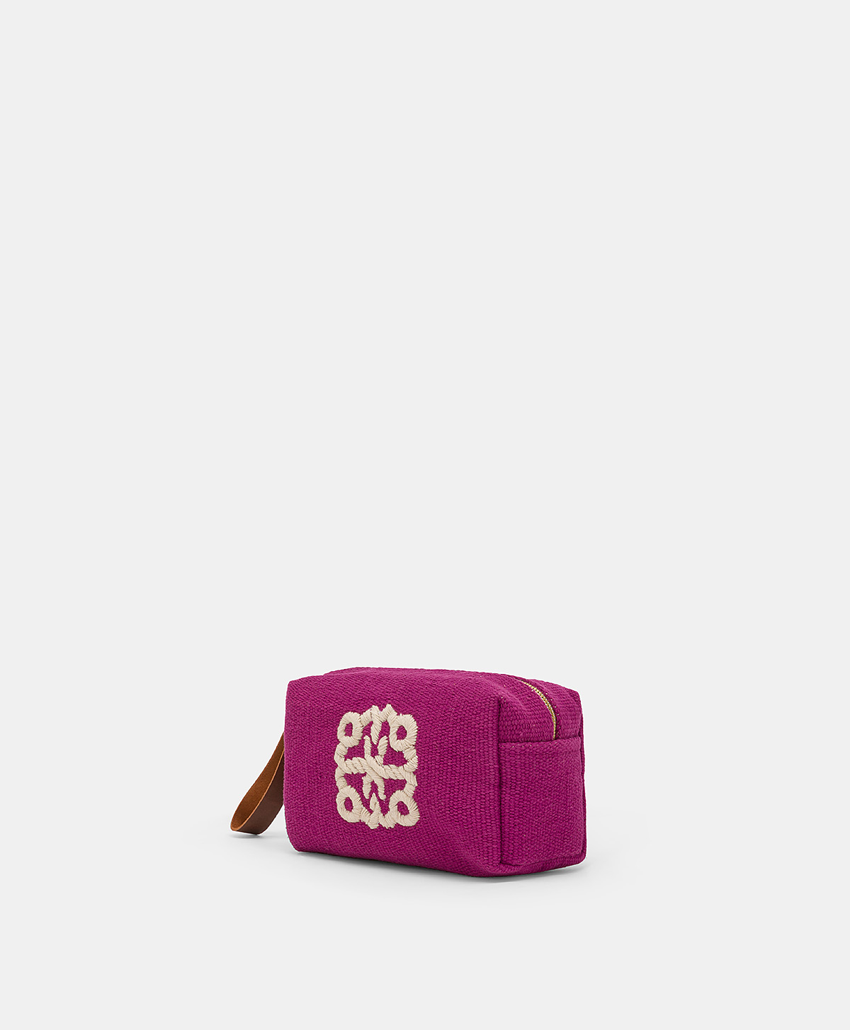 PIRA BAG IN EMBROIDERED CANVAS - CYCLAMEN - Momonì