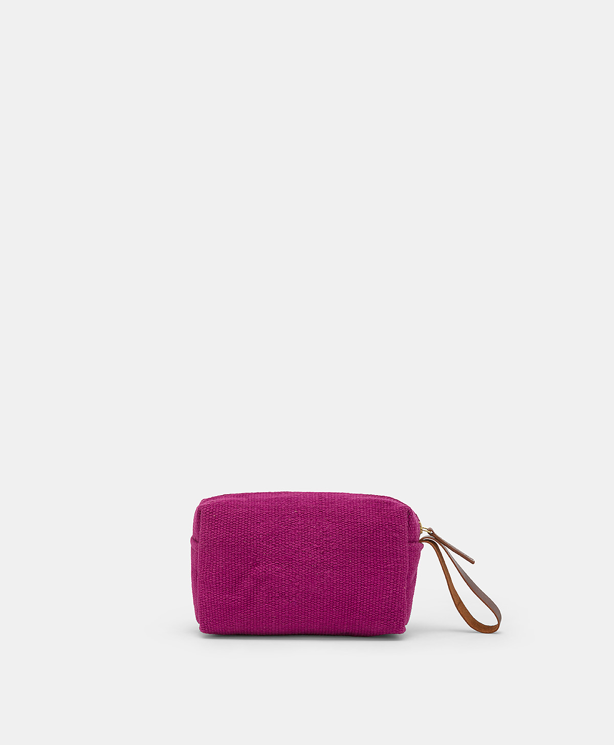 PIRA BAG IN EMBROIDERED CANVAS - CYCLAMEN - Momonì