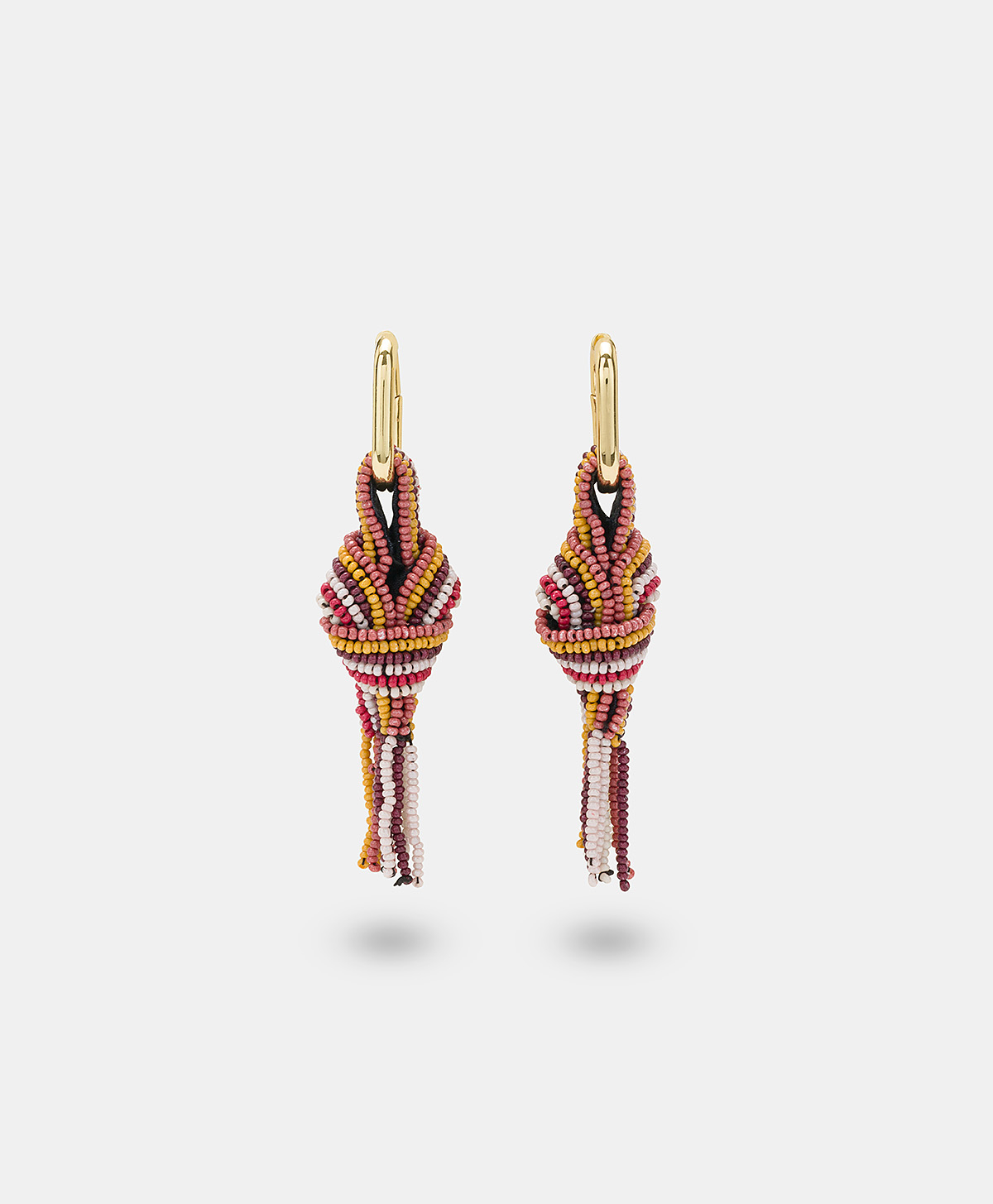 BOUCLES D'OREILLE NODU AVEC PERLES - BRÛLÉ/MULTICOLORE - Shoes and accessories - Momonì