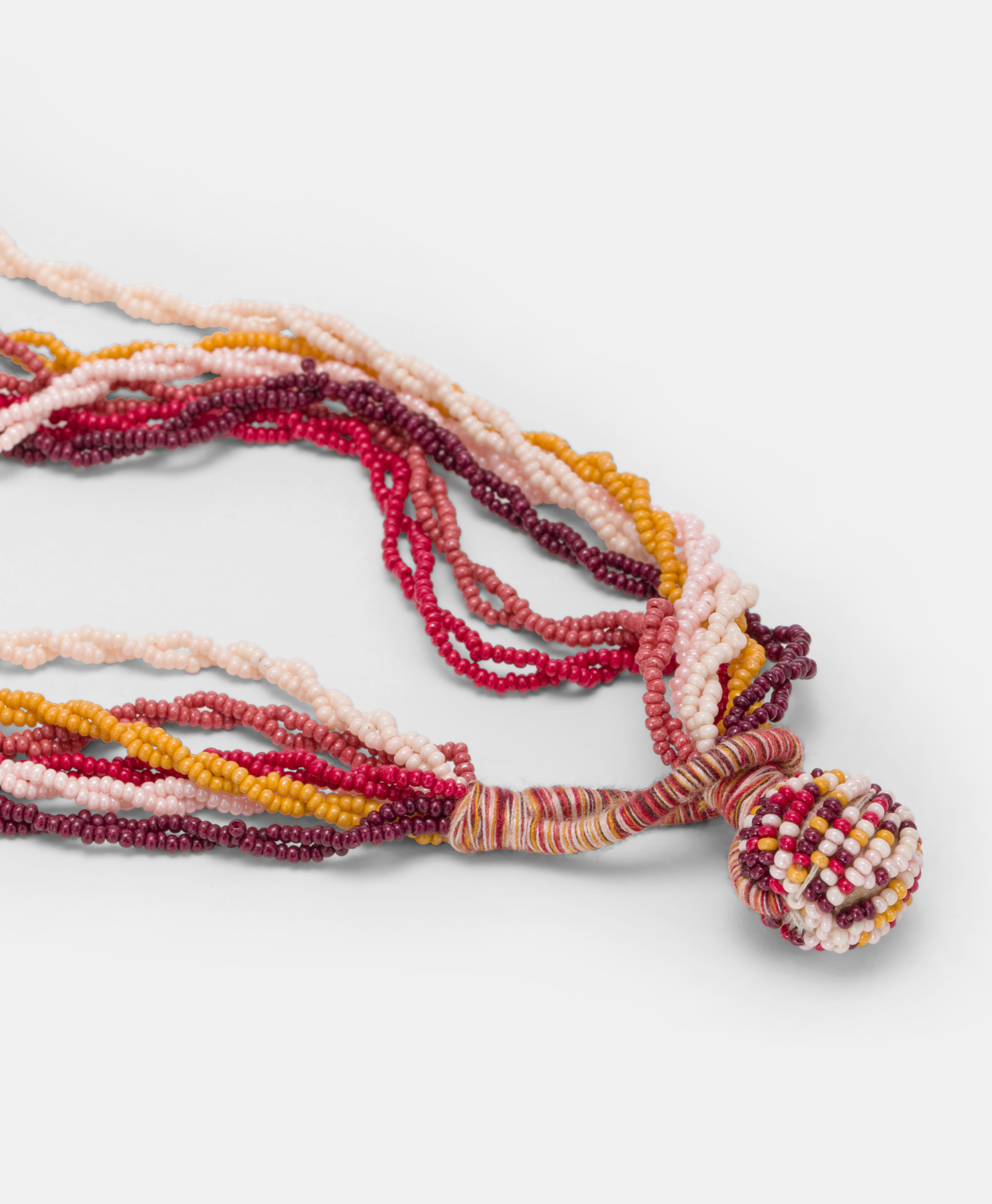 RUBIELA NECKLACE WITH BEADS - BURNT/MULTICOLOR - Shoes and accessories - Momonì