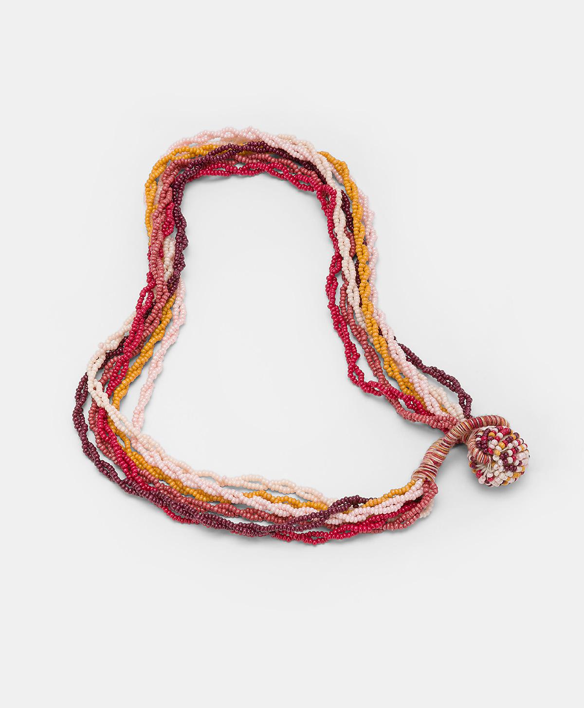 RUBIELA NECKLACE WITH BEADS - BURNT/MULTICOLOR - Shoes and accessories - Momonì
