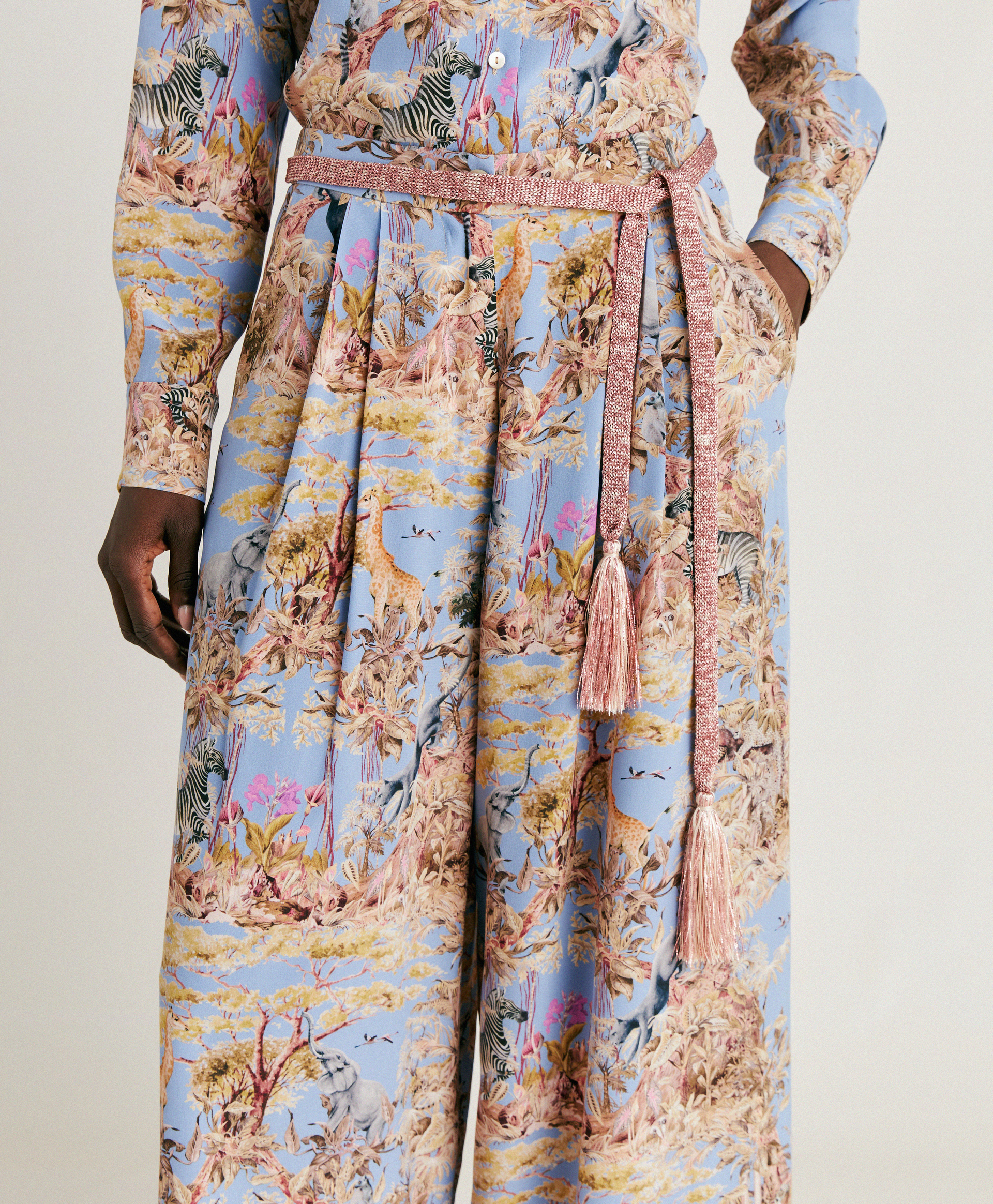 ONTANO BELT WITH TASSEL - PEACH - Shoes and accessories - Momonì