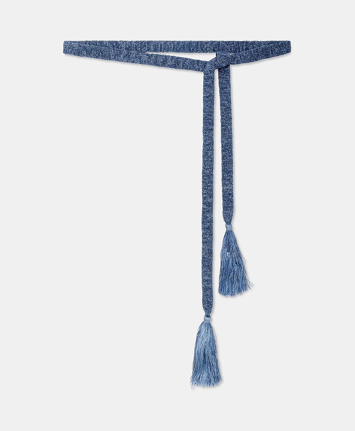 ONTANO BELT WITH TASSEL - CERULEAN - Momonì