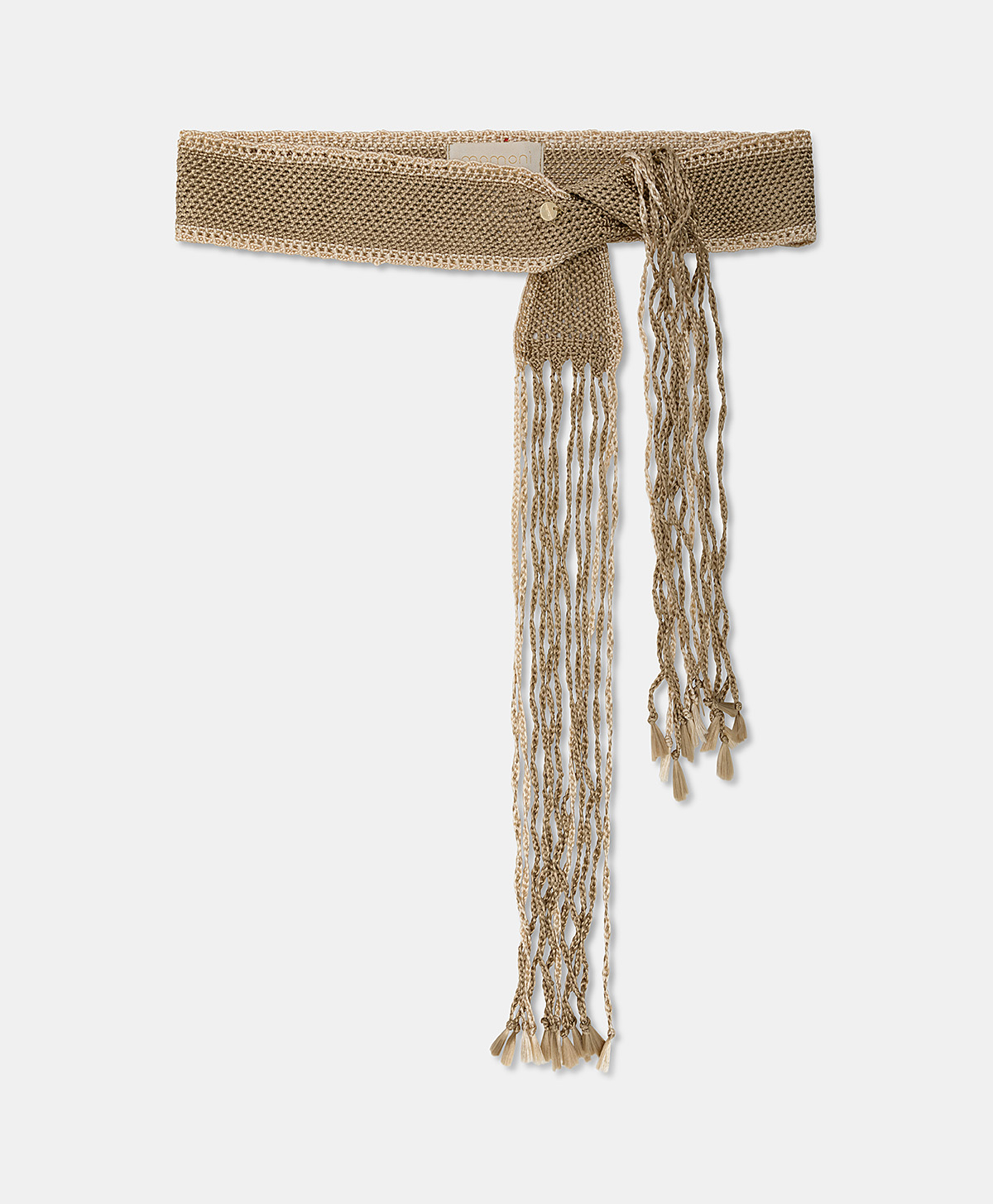 MILLOR BELT WITH FRINGE - SAND/CREAM - Shoes and accessories - Momonì