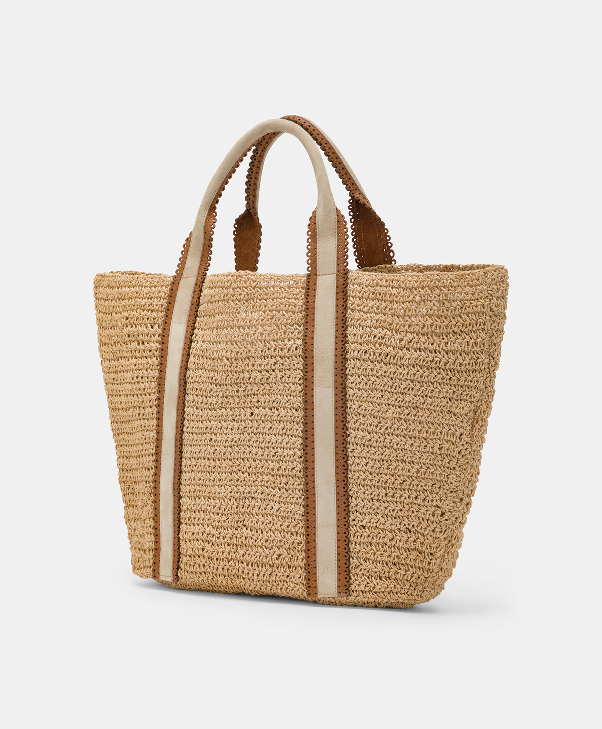 BORSA DRACENA IN RAFIA INTRECCIATA - NATURALE - Shoes and accessories - Momonì