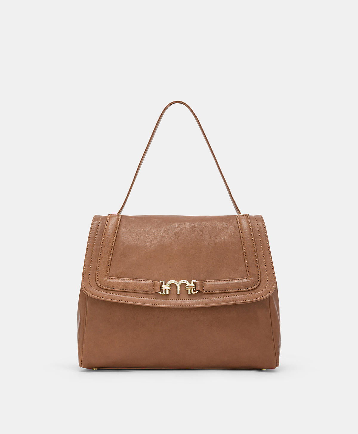 BORSA FLORE BAG IN PELLE - CUOIO - Shoes and accessories - Momonì