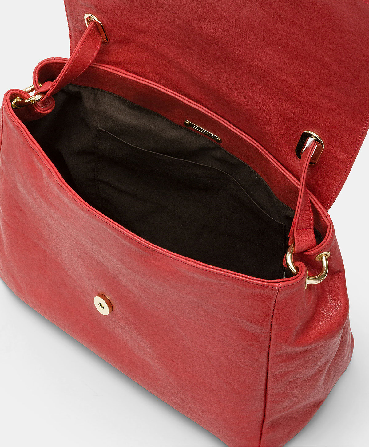SAC FLORE BAG EN CUIR - ROUGE - Momonì