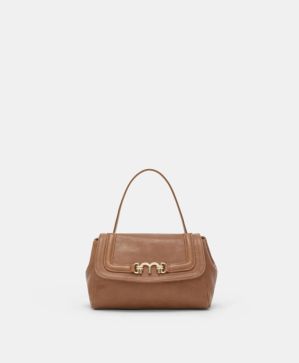BORSA PETIT FLORE IN PELLE - CUOIO - Shoes and accessories - Momonì