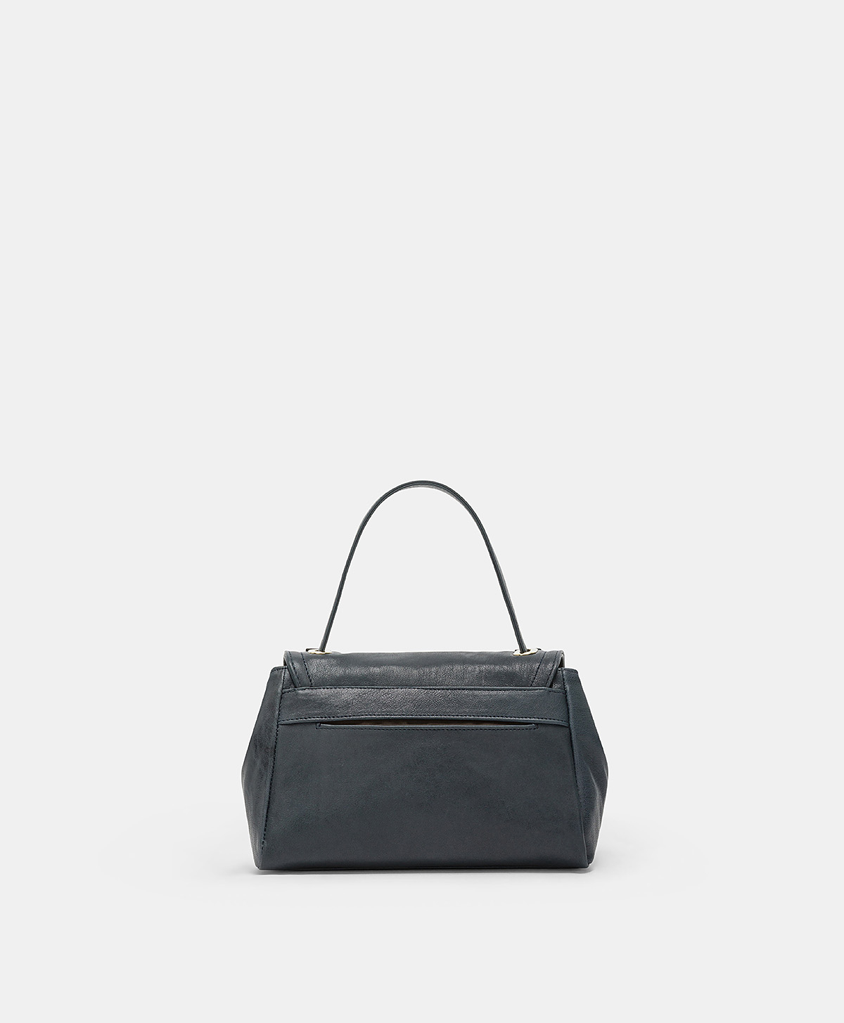 BORSA PETIT FLORE IN PELLE - BLU - Momonì
