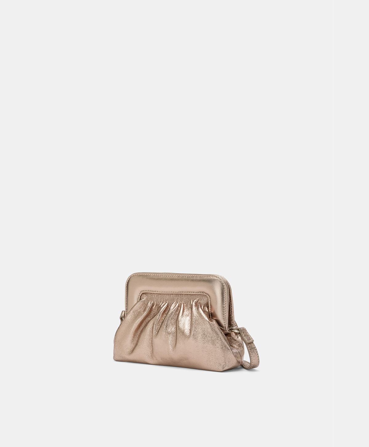 GREELEY LAMINATED LEATHER BAG - BRONZE - Momonì