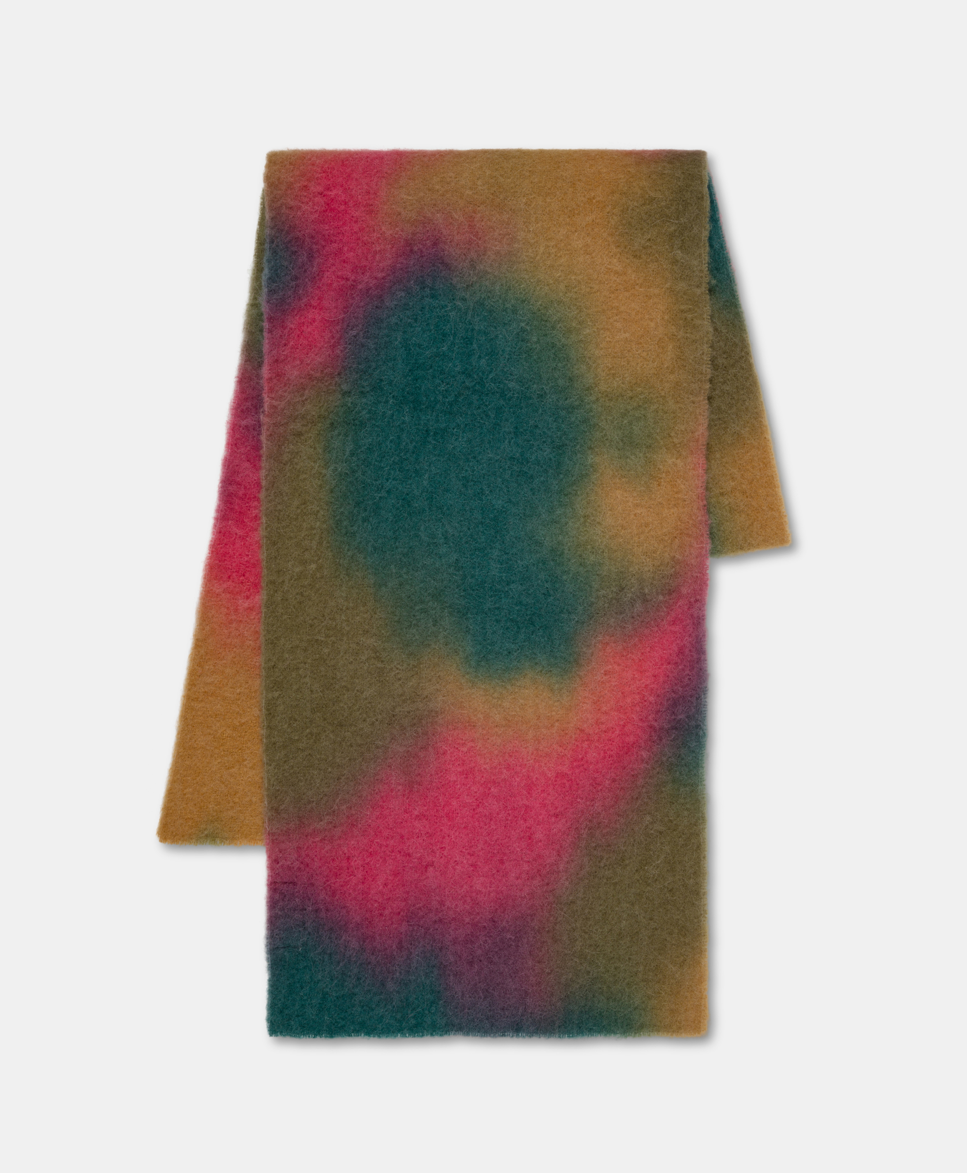 TEDOR SCARF IN ALPACA AND WOOL - MULTICOLOR GREEN - Shoes and accessories - Momonì