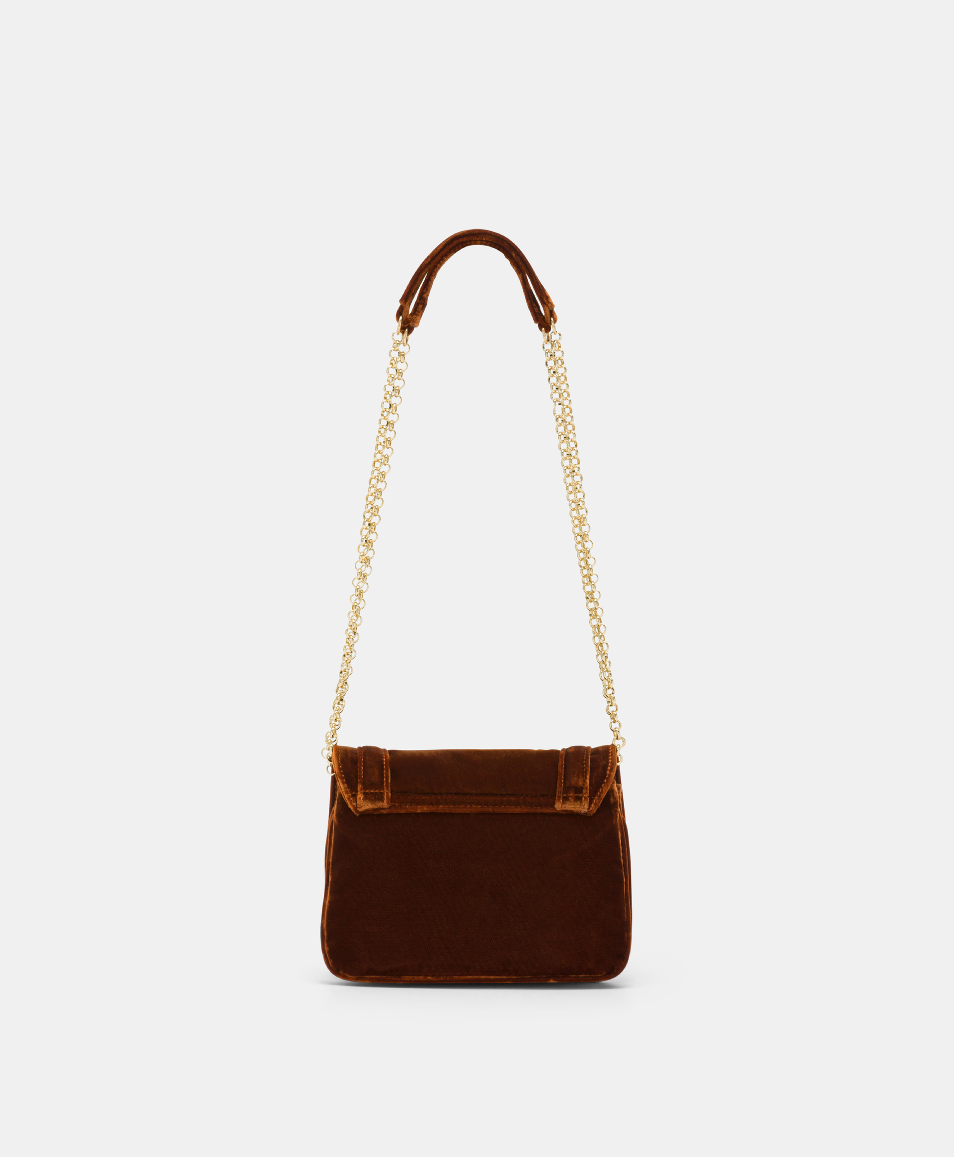 BORSA MOMONI MIMI' FLORE IN VELLUTO LISCIO-PELLE - Momonì