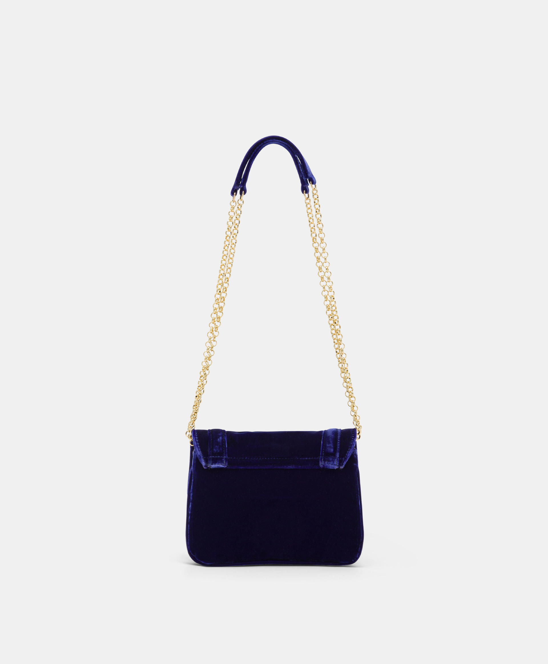 BORSA MOMONI MIMI' FLORE IN VELLUTO LISCIO-LAVANDA - Momonì