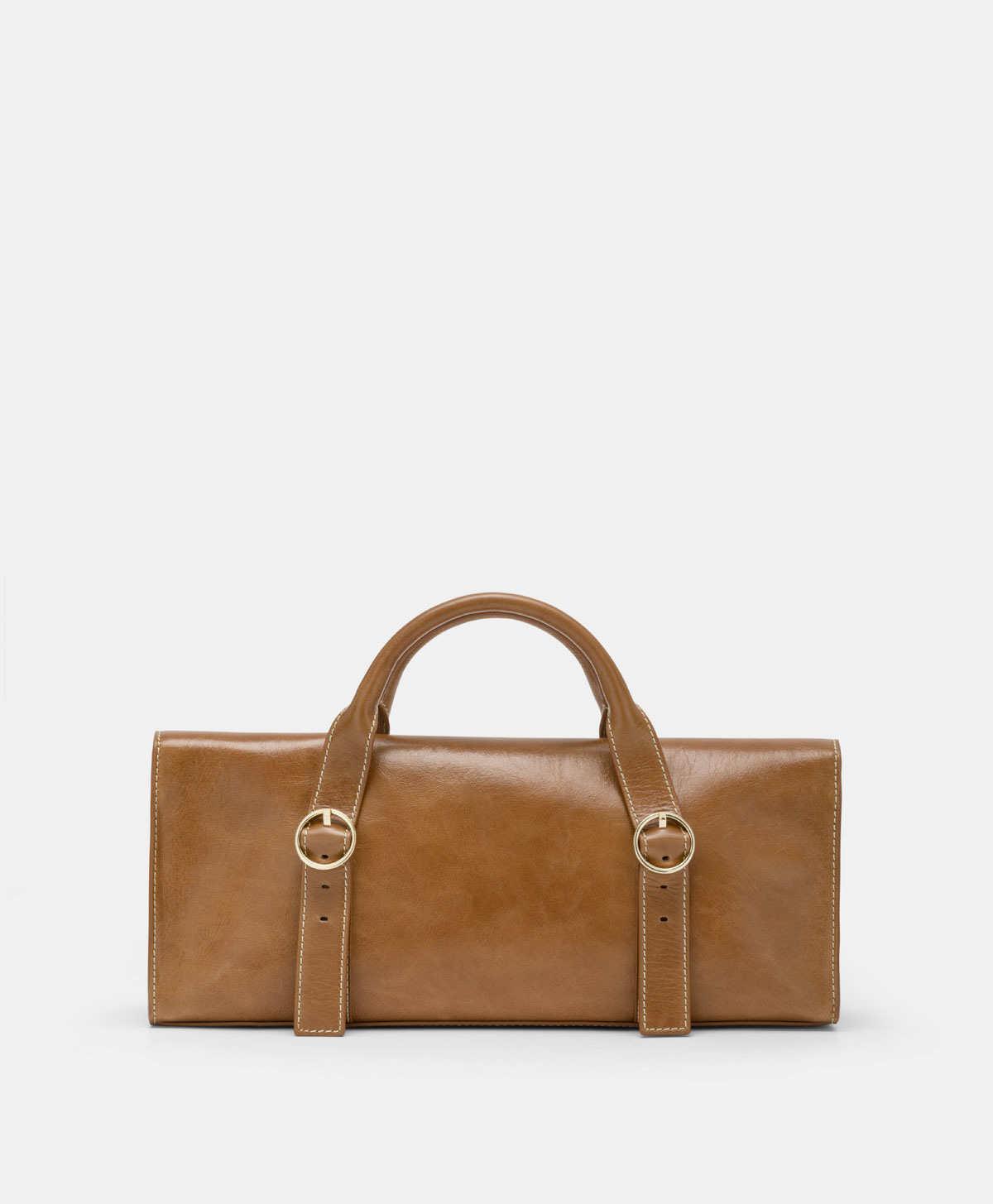 MOMONI DAHA BAG IN LEATHER - TOBACO - Momonì