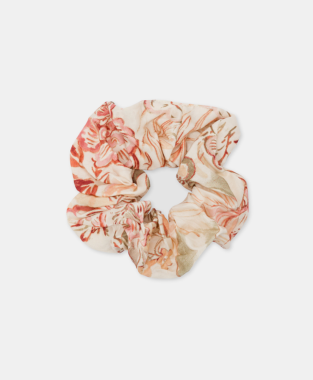 ACCESSORIO PER CAPELLI IN SETA STAMPATO - ROSA MULTICOLORE - Momonì