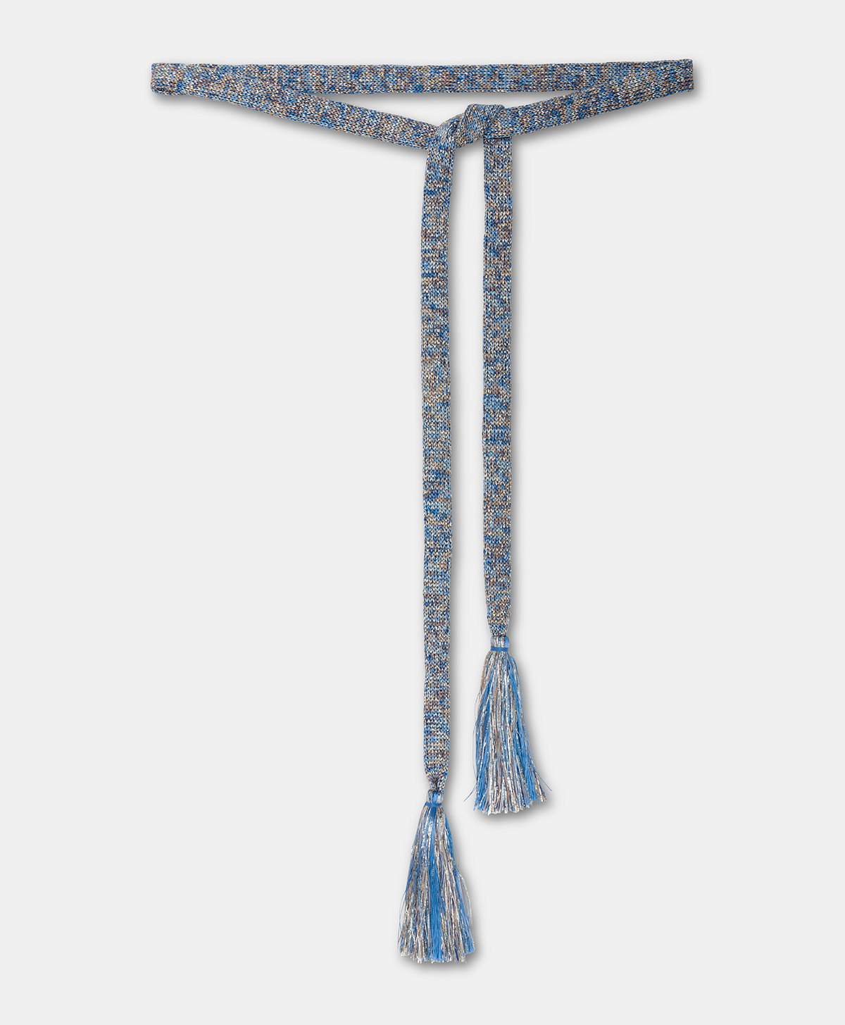 NUCIFERA BELT IN LUREX - MULTICOLOR SKY BLUE - Shoes and accessories - Momonì