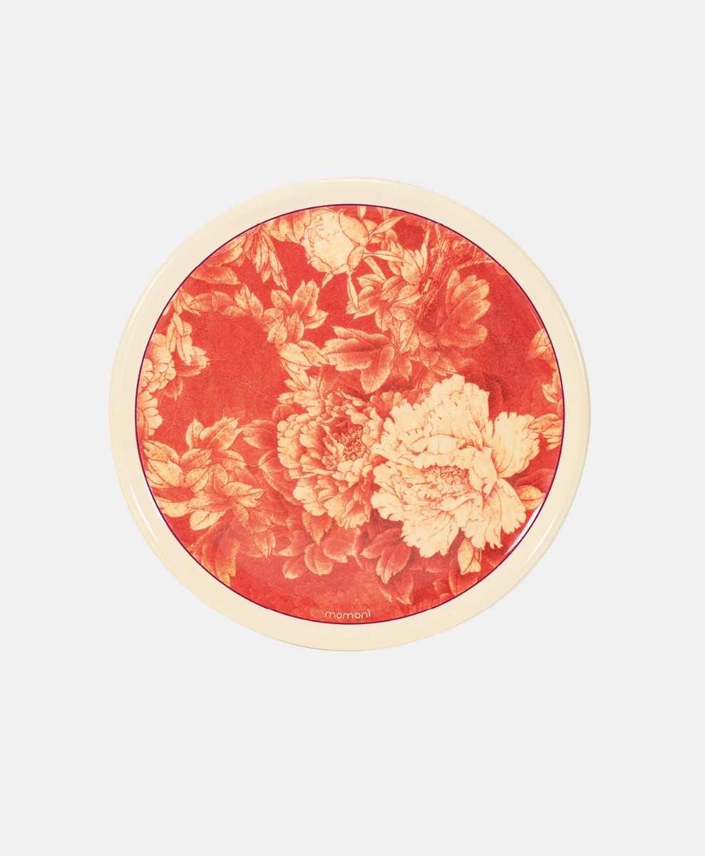 Momonì ceramic plate - Fuchsia/Cream - HOME - Momonì