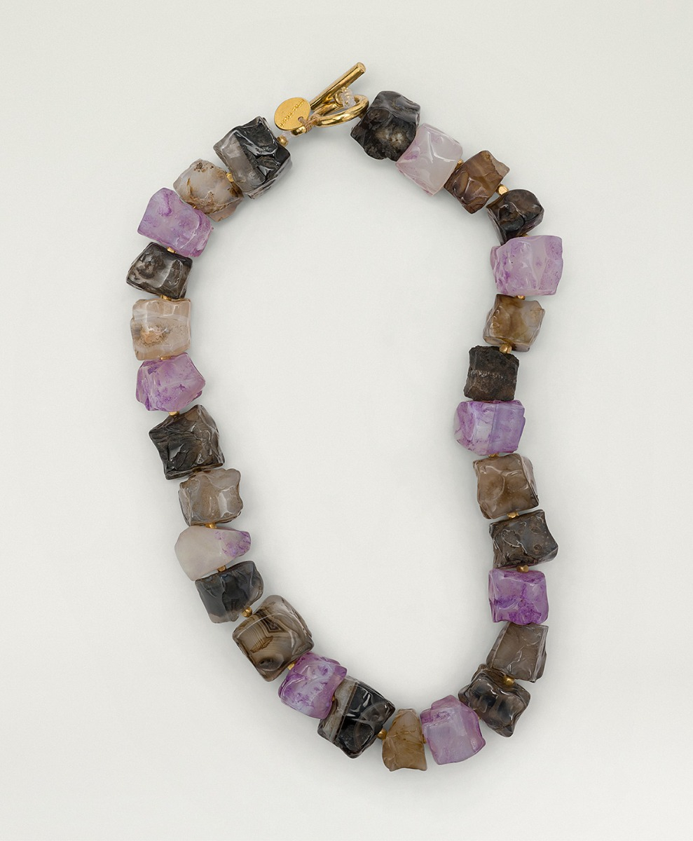 BIJOUX HEBE - MULTICOLOR NERO/VIOLA - Momonì