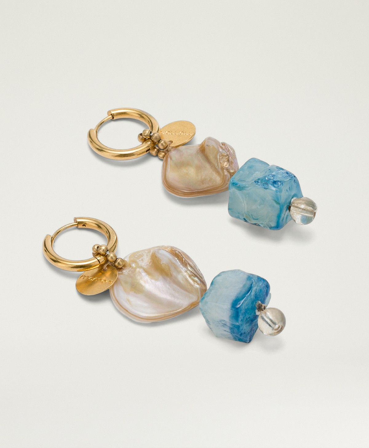BURKE BIJOUX - PEARL/SKY BLUE - Shoes and accessories - Momonì