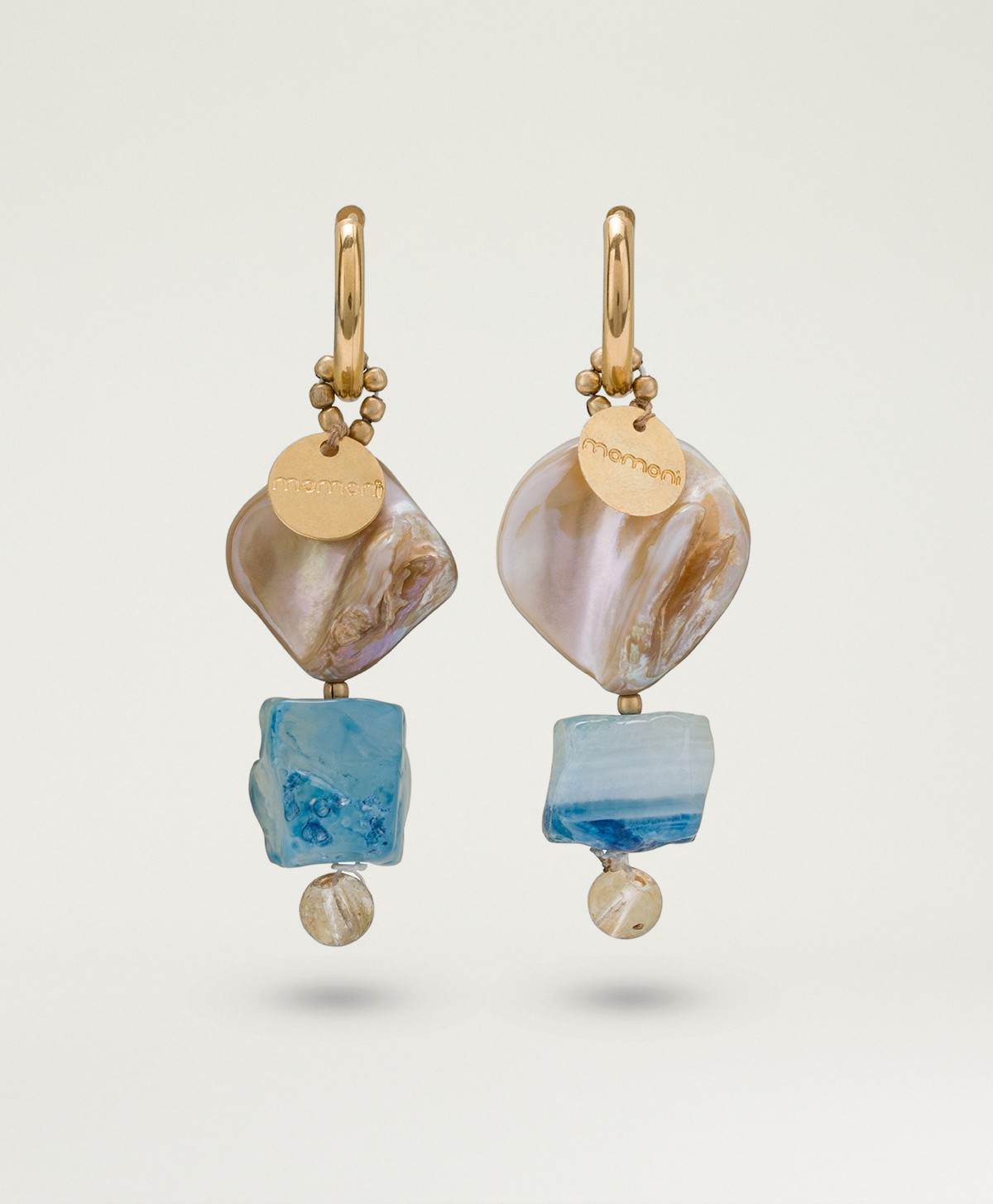 BURKE BIJOUX - PEARL/SKY BLUE - Shoes and accessories - Momonì
