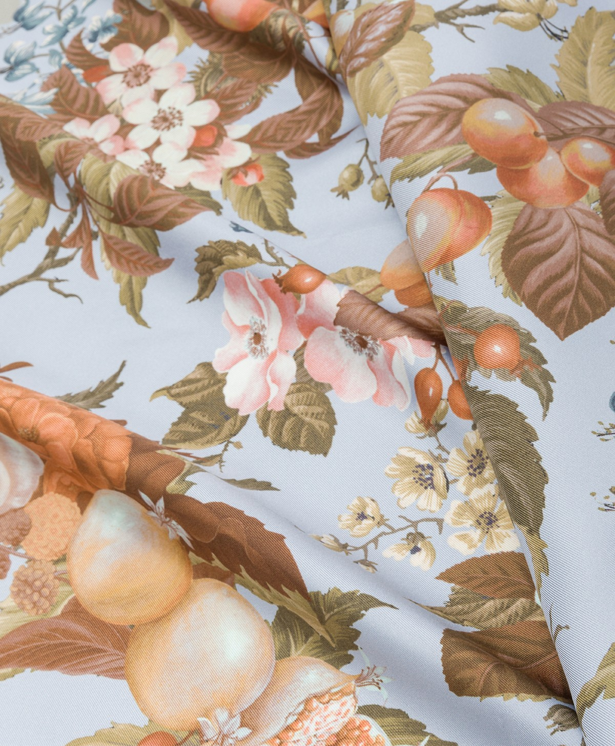 FOULARD NIPPONIA EN TWILL DE SOIE - MULTICOLORE POUSSIÈRE - Momonì