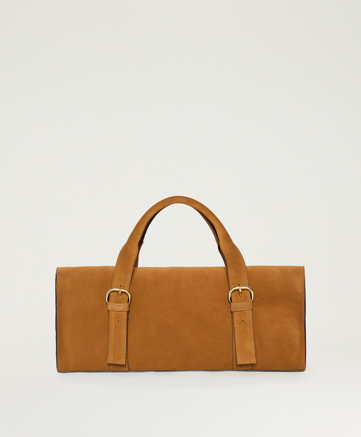 BORSA MOMONI DAHA IN PELLE SCAMOSCIATA - SENAPE - Momonì