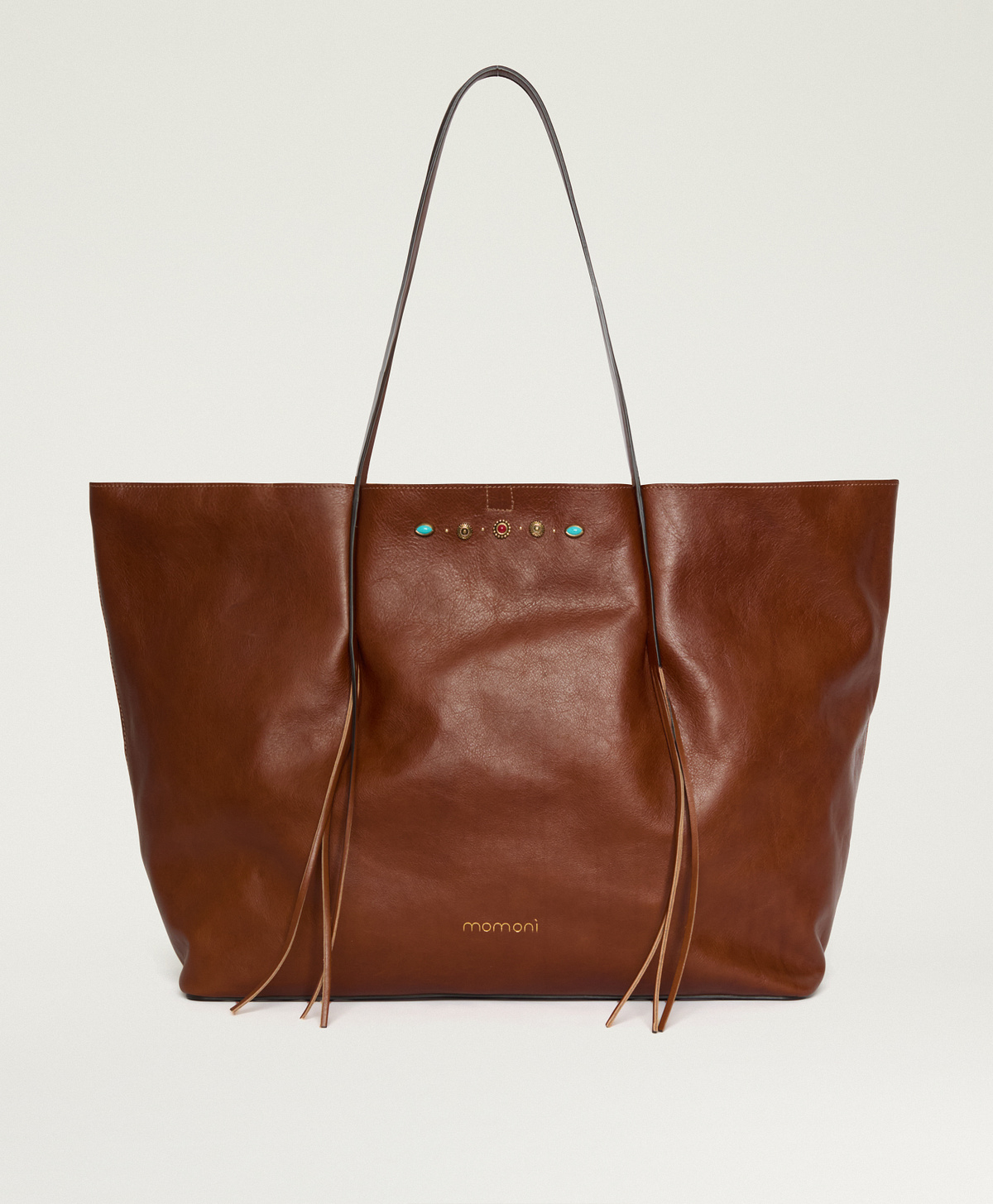 BORSA MOMONI WILLY IN PELLE - CUOIO - Momonì