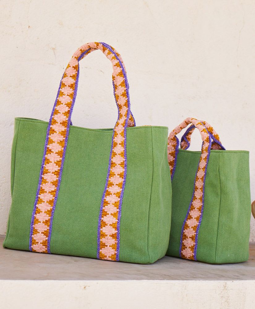 BORSA PETIT SUNDAY IN RAFIA MULTICOLOR - MULTICOLOR - Momonì