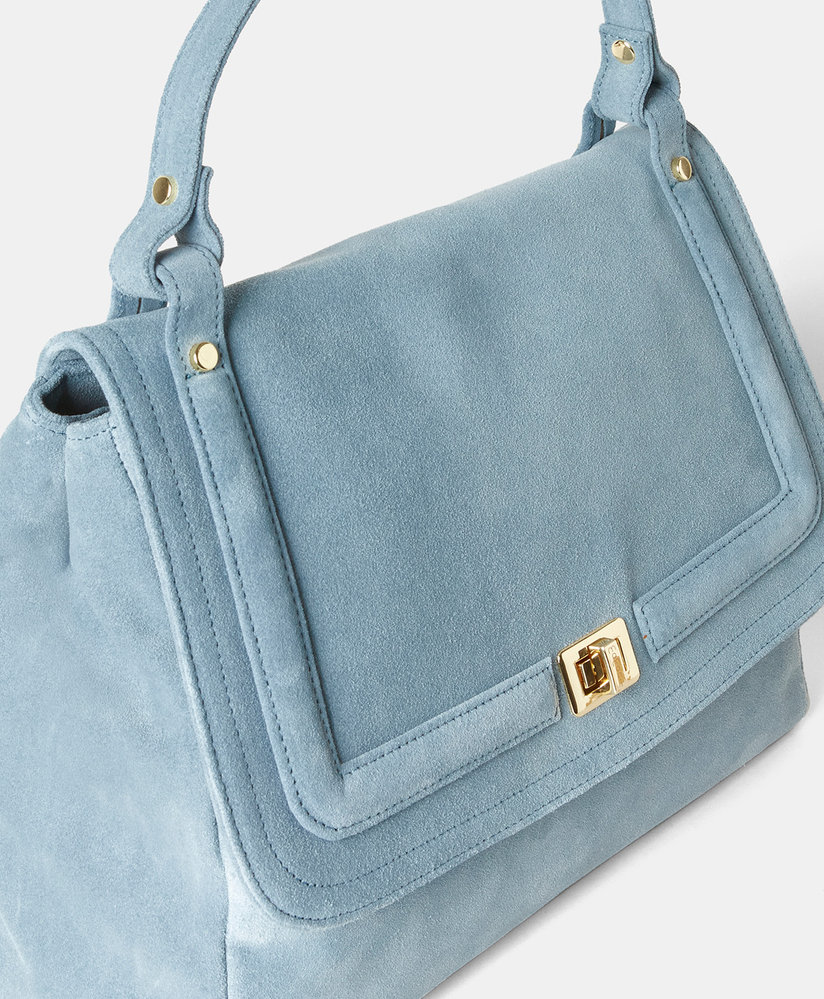 SAC MOMONÌ FLORE EN CUIR LAQUÉ -  ROSÉ - Momonì