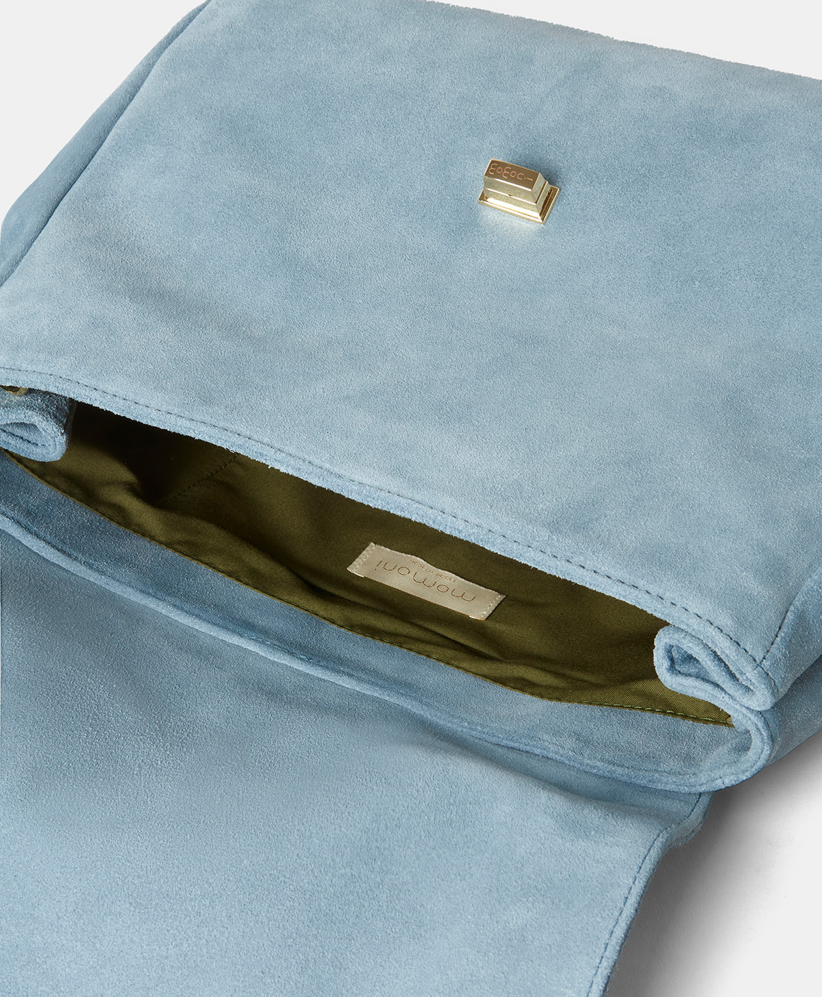 SAC MOMONÌ FLORE EN CUIR LAQUÉ -  ROSÉ - Momonì
