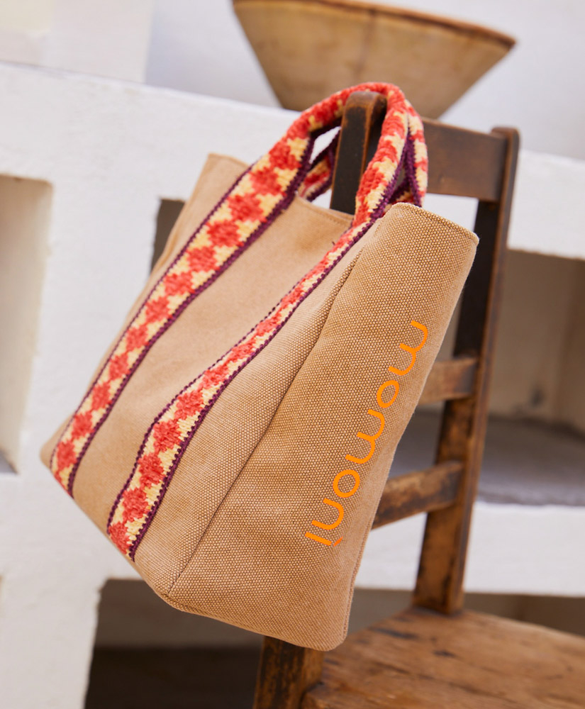 BORSA PETIT SUNDAY IN CANVAS  - COCCIO - Momonì