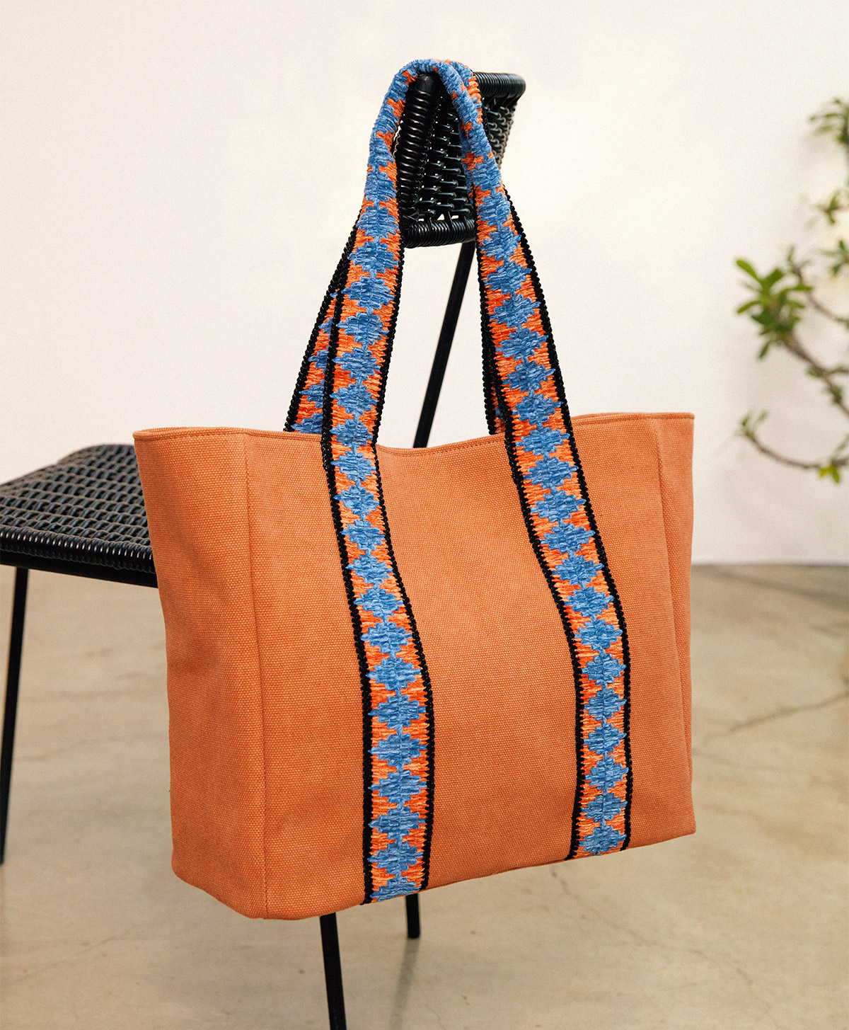 SUNDAY CANVAS BAG - BRICK - Momonì
