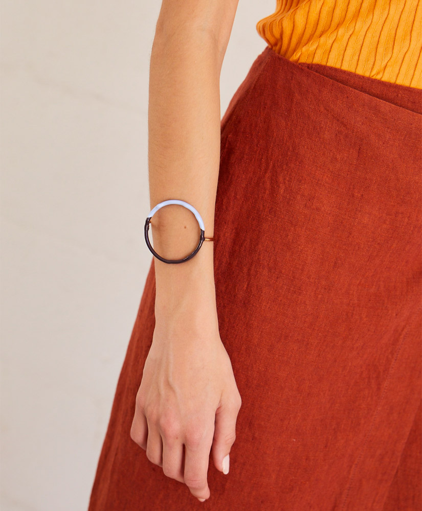 VITA DIP-DYE BRACELET - VINACCIA/CELESTE - Momonì