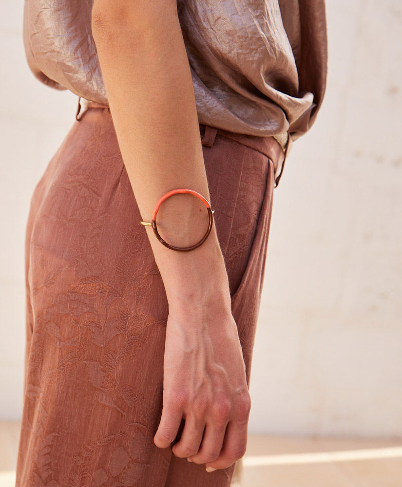 BRACELET VITA DIP-DYE -  ACIDE/ARMÉE - Momonì