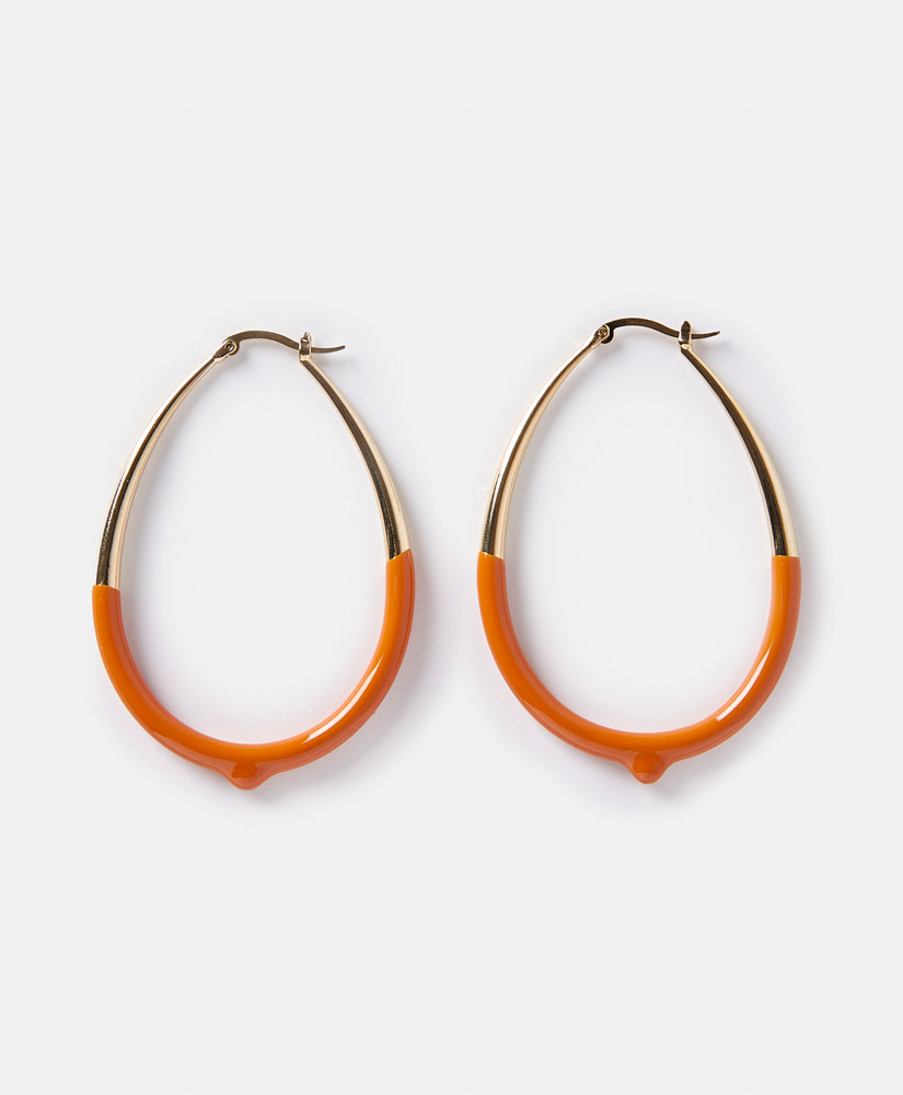 AALIYAH DIP-DYED EARRINGS - TURMERIC - Momonì