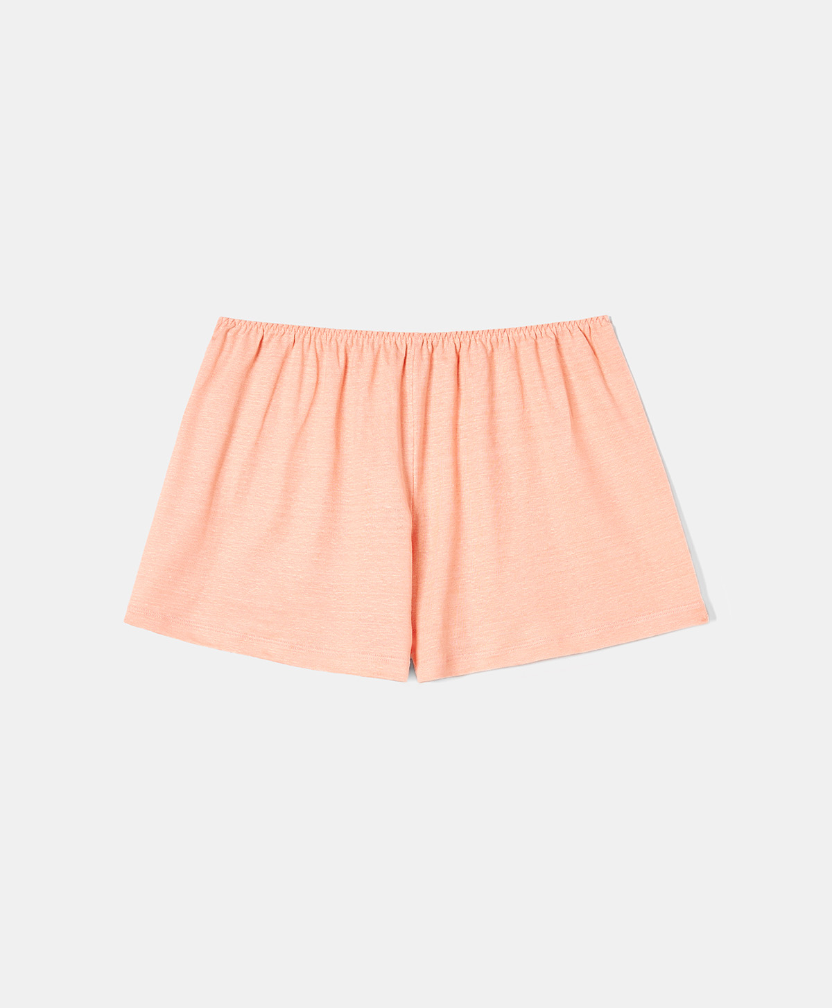LICIA SHORTS IN STRETCH LINEN JERSEY - ROSE - Momonì