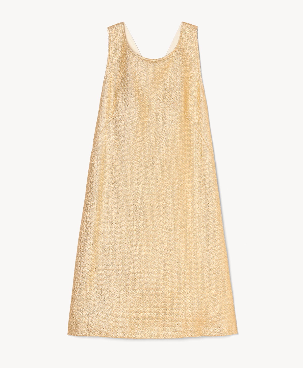 RICHMOND COATED TWEED DRESS - GOLD - Momonì