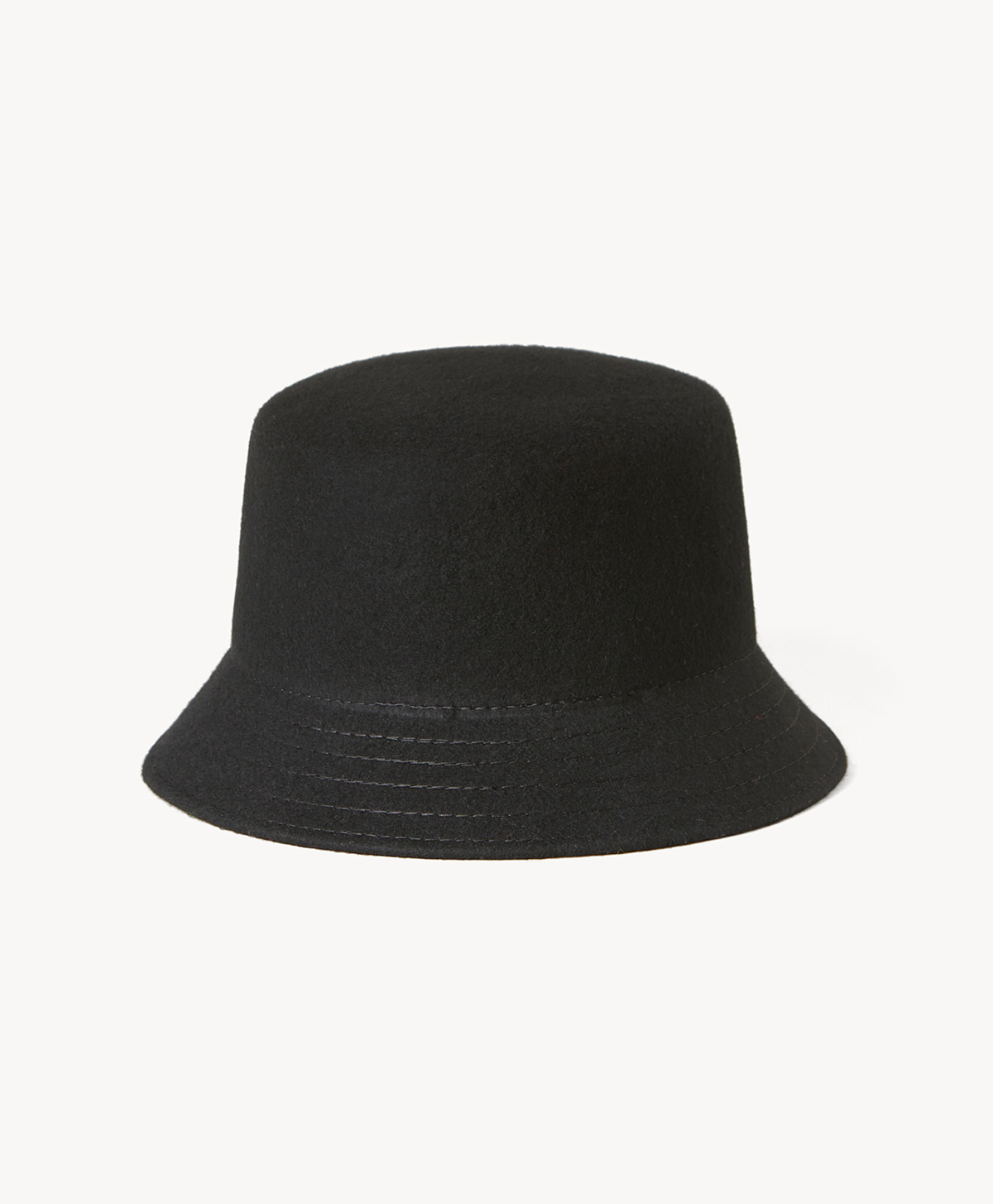 CHAPEAU BUCKET PAXTON EN LAINE - NOIR - Momonì